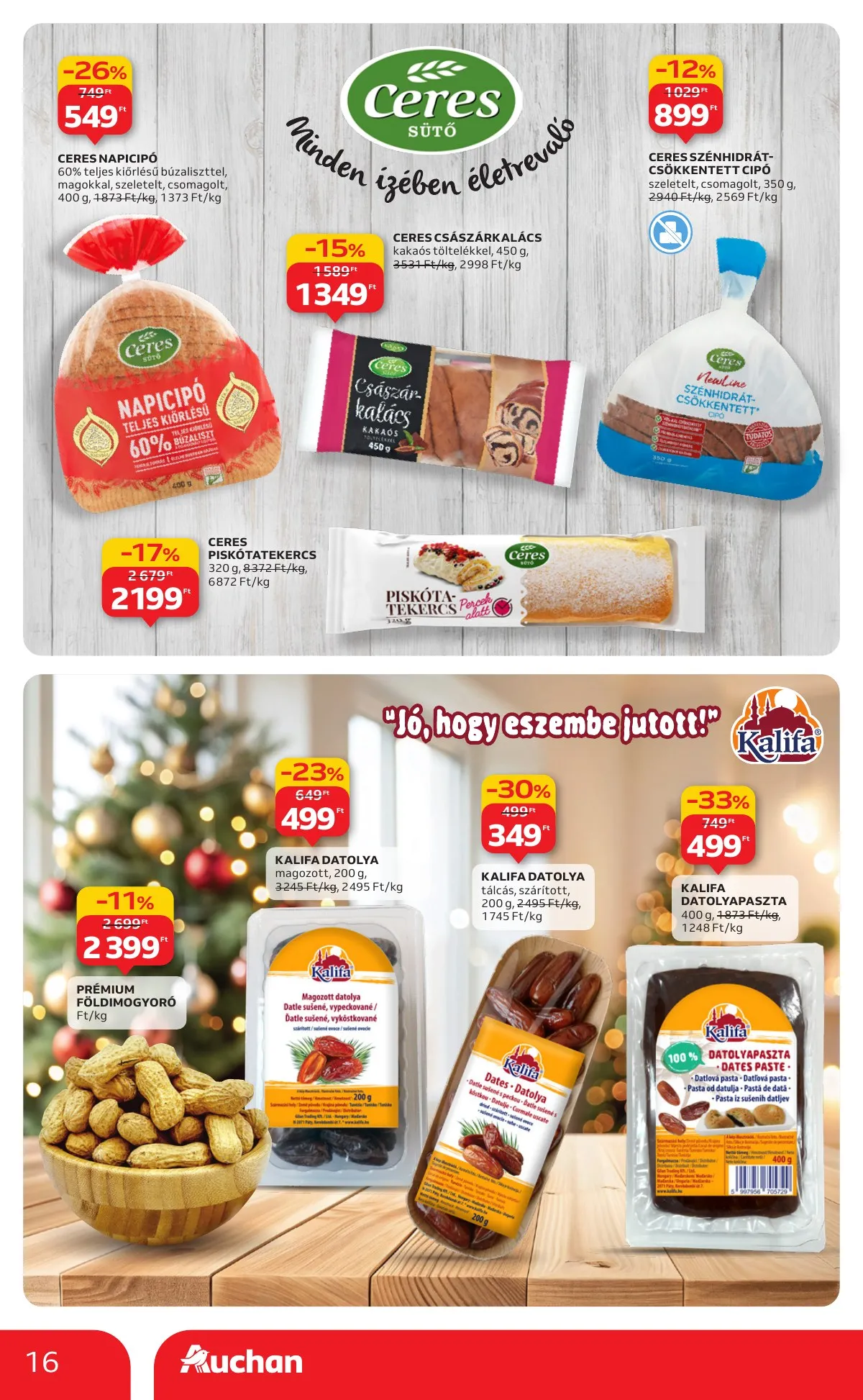 Auchan akciós újság Hipermarket 12.04–12.10 – 16. oldal