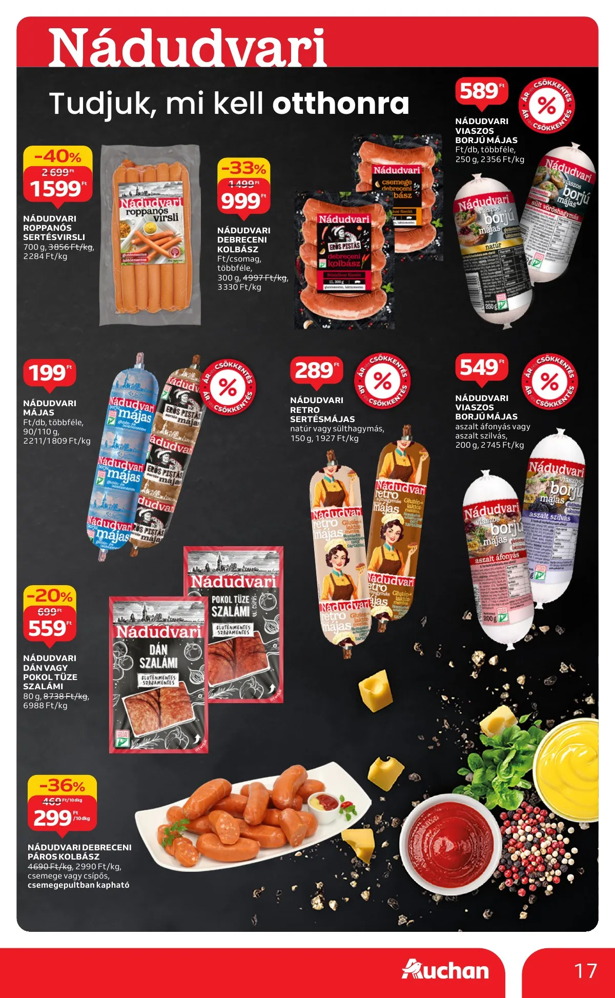 Auchan akciós újság Hipermarket 12.04–12.10 – 17. oldal