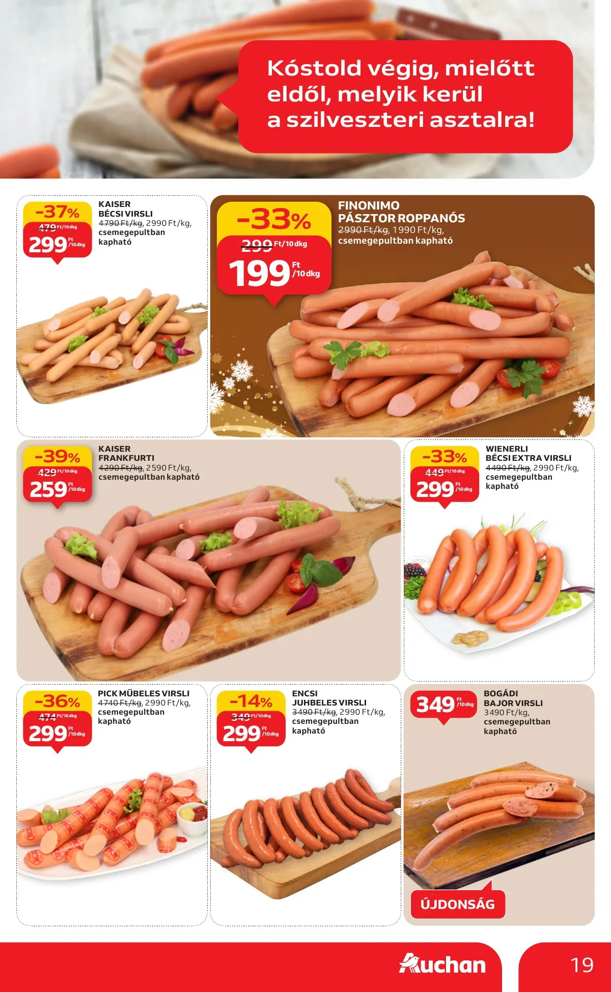 Auchan akciós újság Hipermarket 12.04–12.10 – 19. oldal
