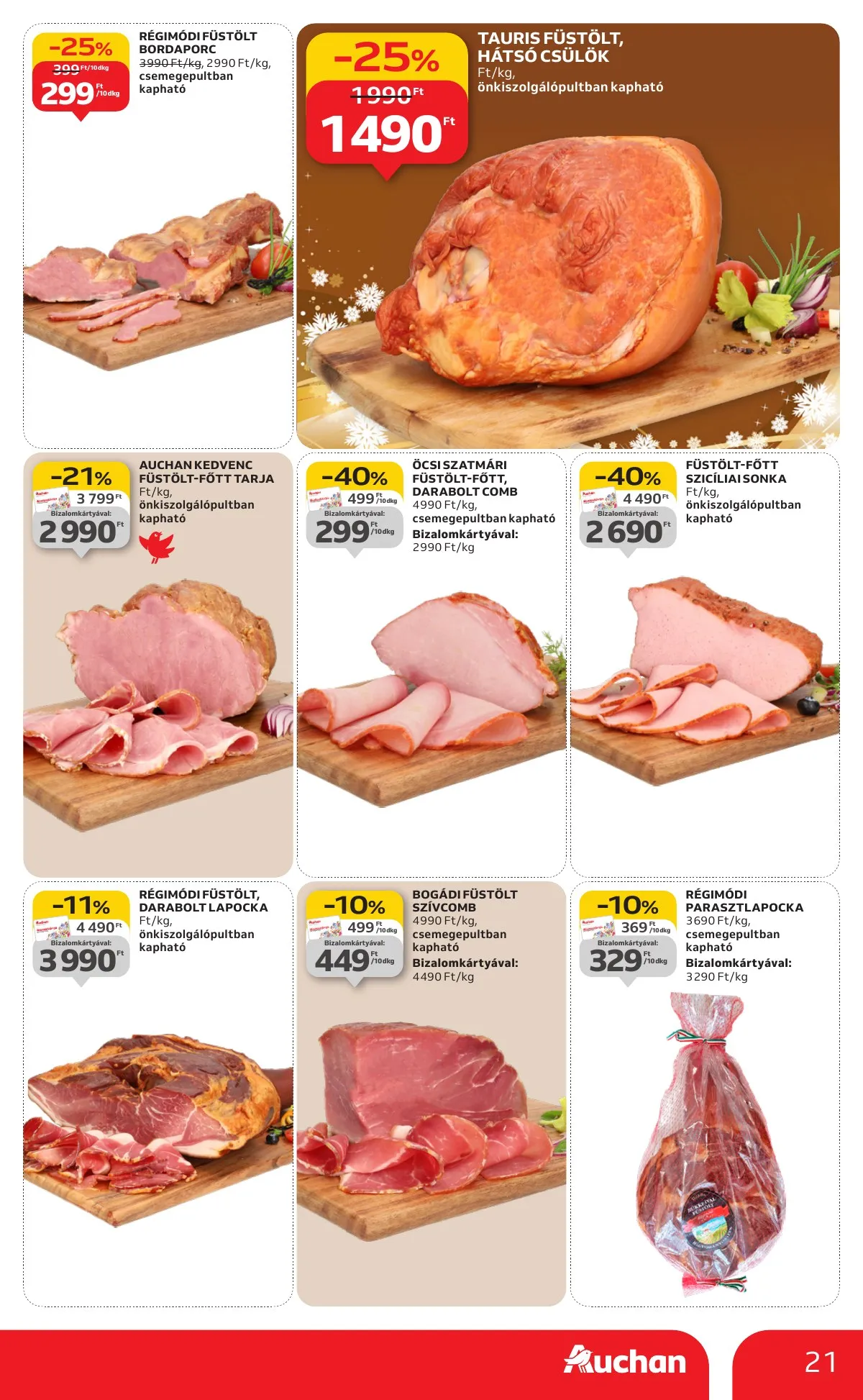 Auchan akciós újság Hipermarket 12.04–12.10 – 21. oldal