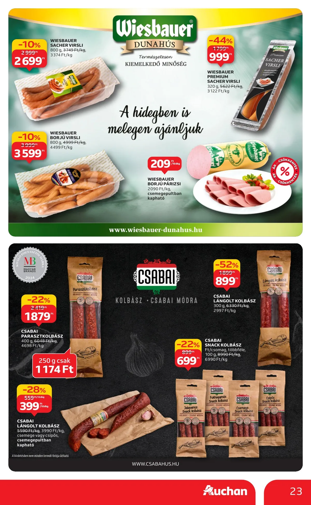 Auchan akciós újság Hipermarket 12.04–12.10 – 23. oldal