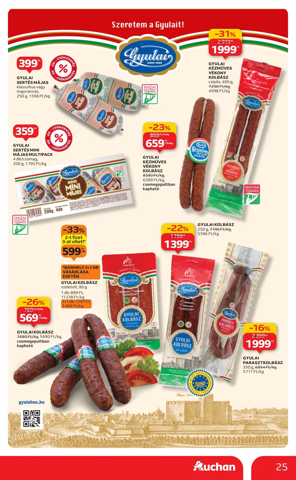 Auchan akciós újság Hipermarket 12.04–12.10 – 25. oldal