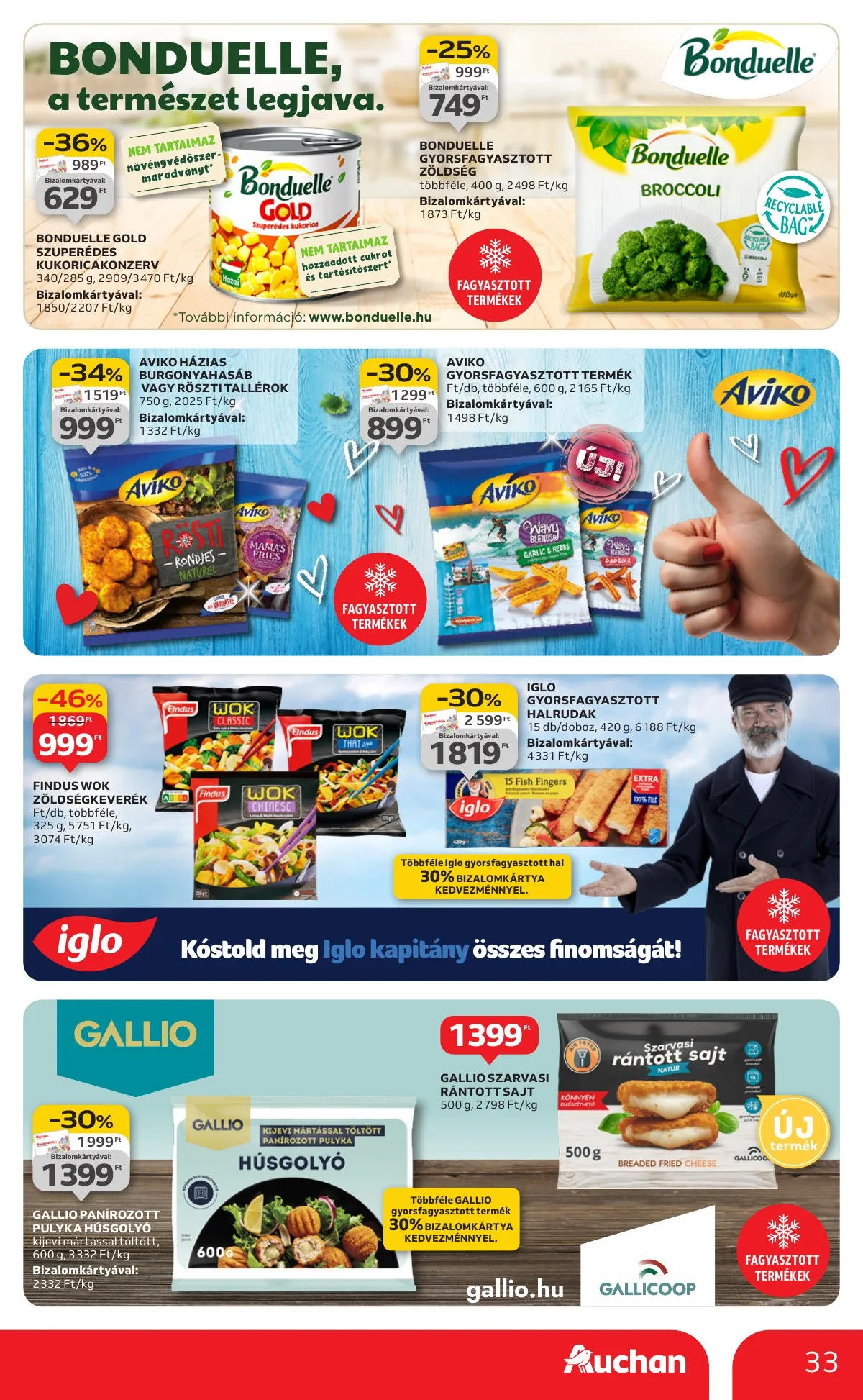Auchan akciós újság Hipermarket 12.04–12.10 – 33. oldal
