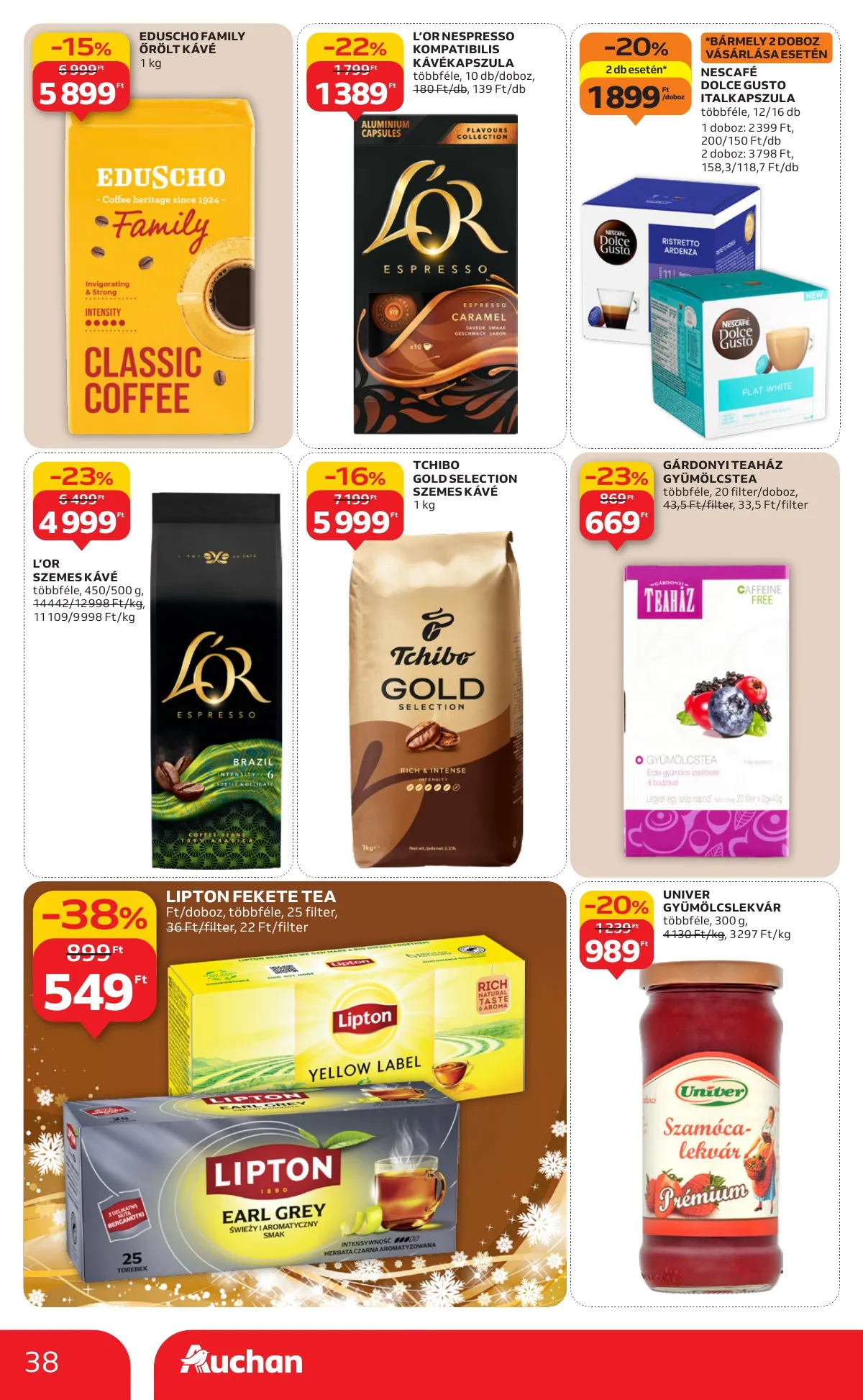 Auchan akciós újság Hipermarket 12.04–12.10 – 38. oldal
