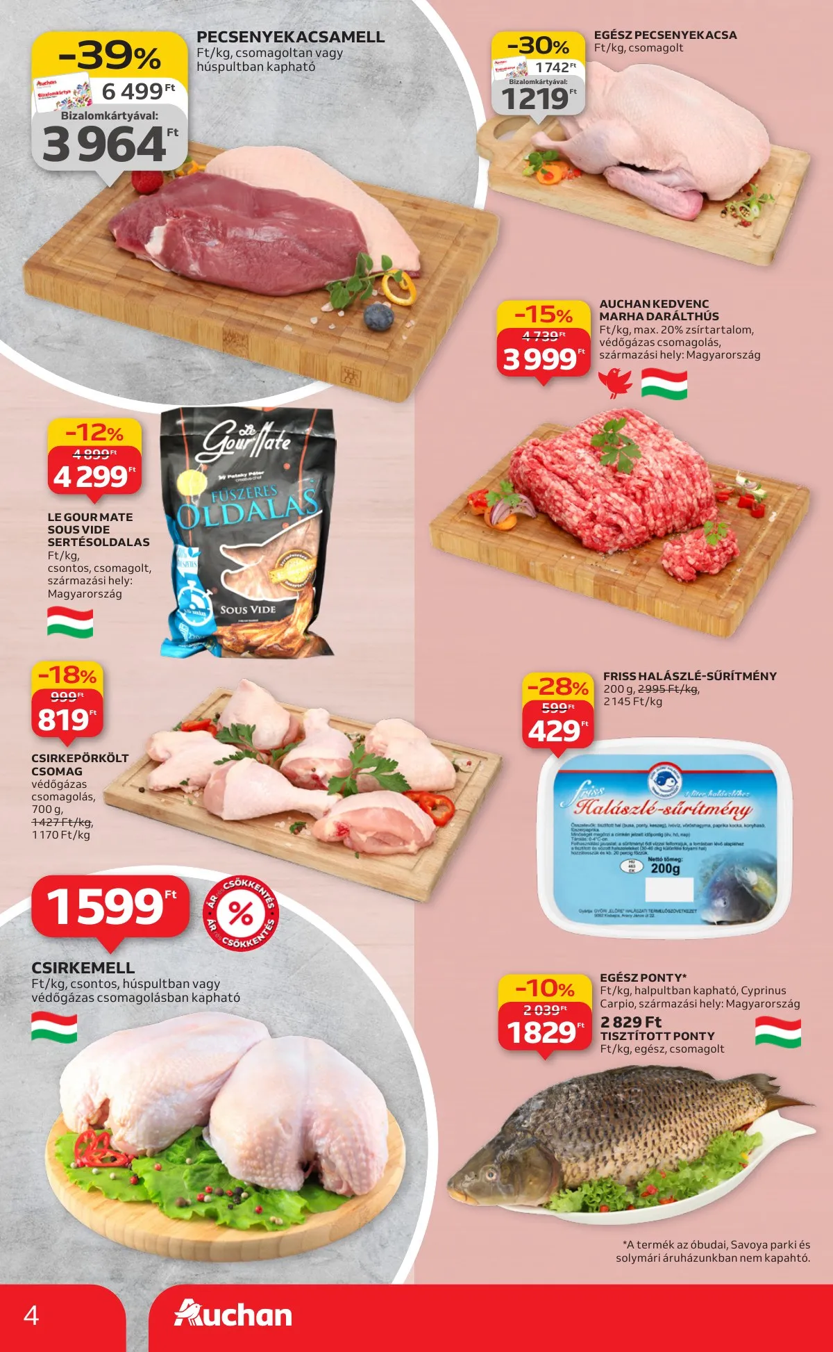 Auchan akciós újság Hipermarket 12.04–12.10 – 4. oldal