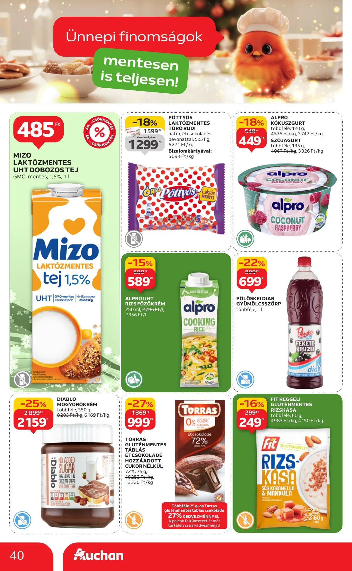 Auchan akciós újság Hipermarket 12.04–12.10 – 40. oldal
