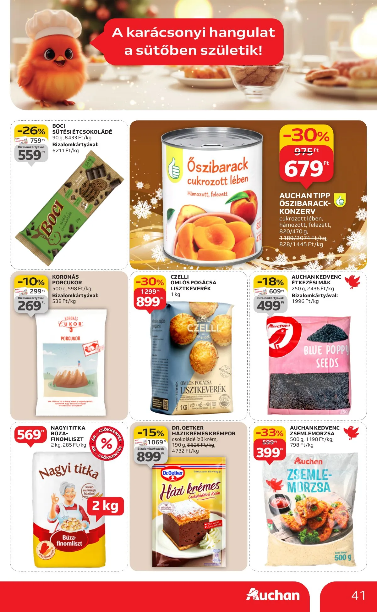 Auchan akciós újság Hipermarket 12.04–12.10 – 41. oldal