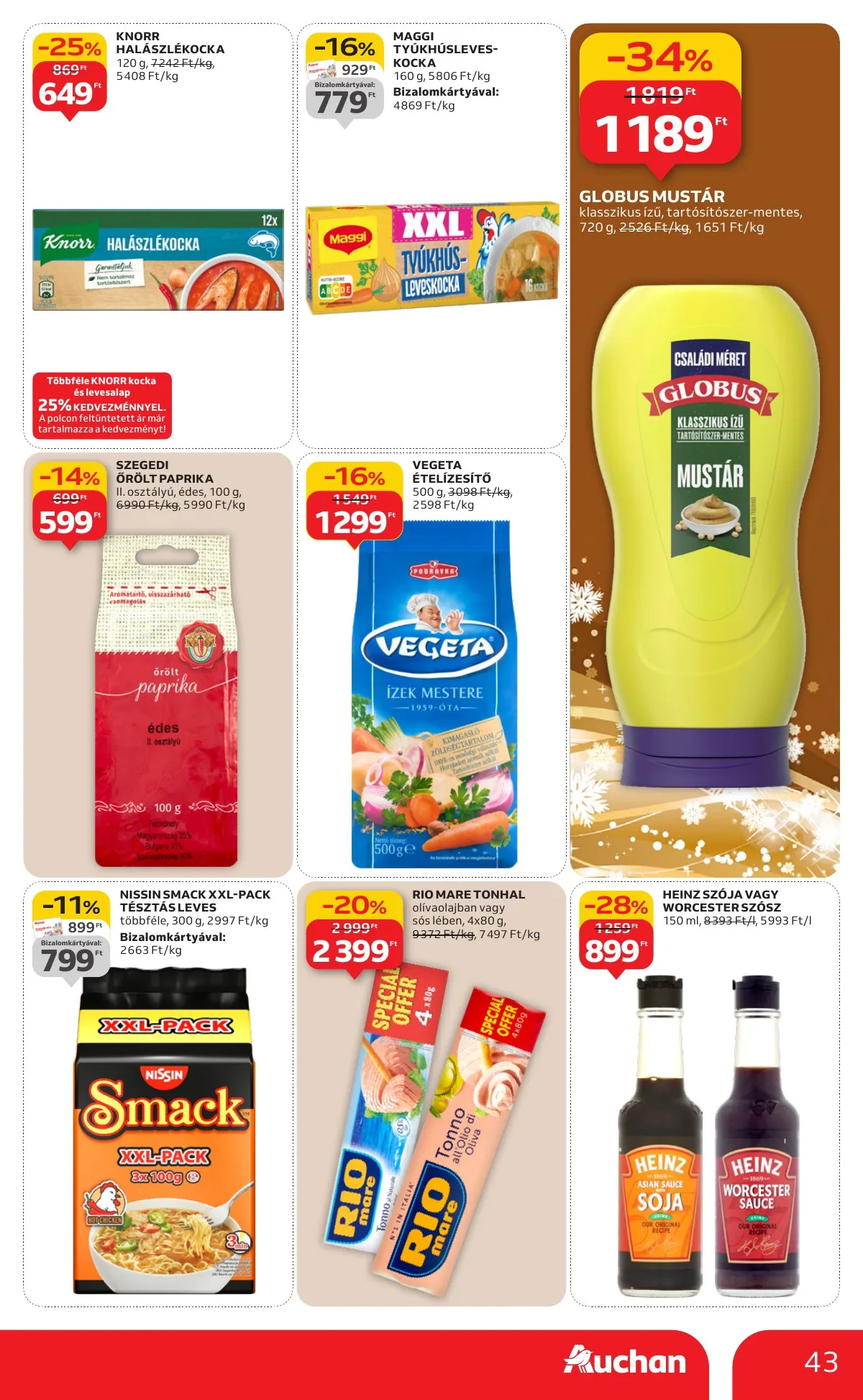 Auchan akciós újság Hipermarket 12.04–12.10 – 43. oldal