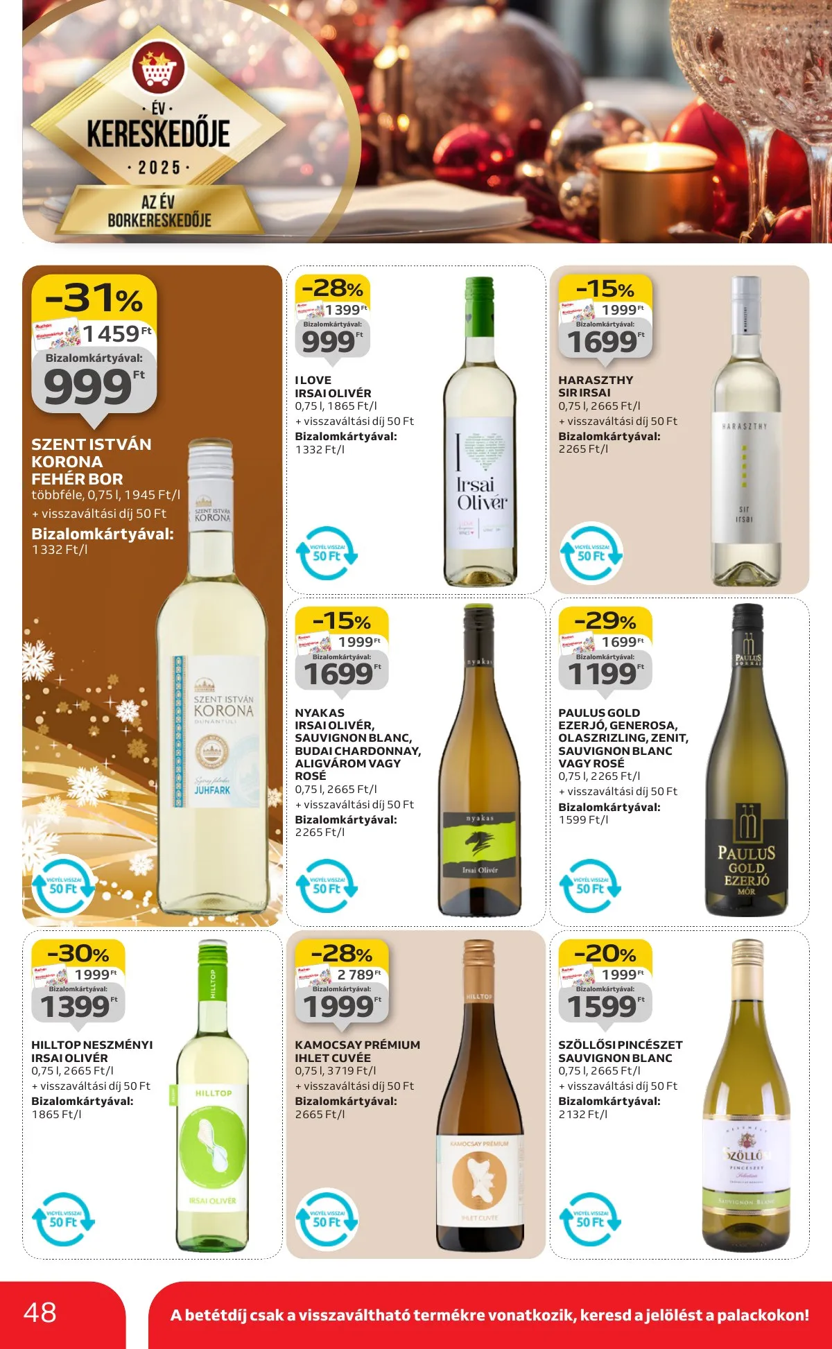 Auchan akciós újság Hipermarket 12.04–12.10 – 48. oldal