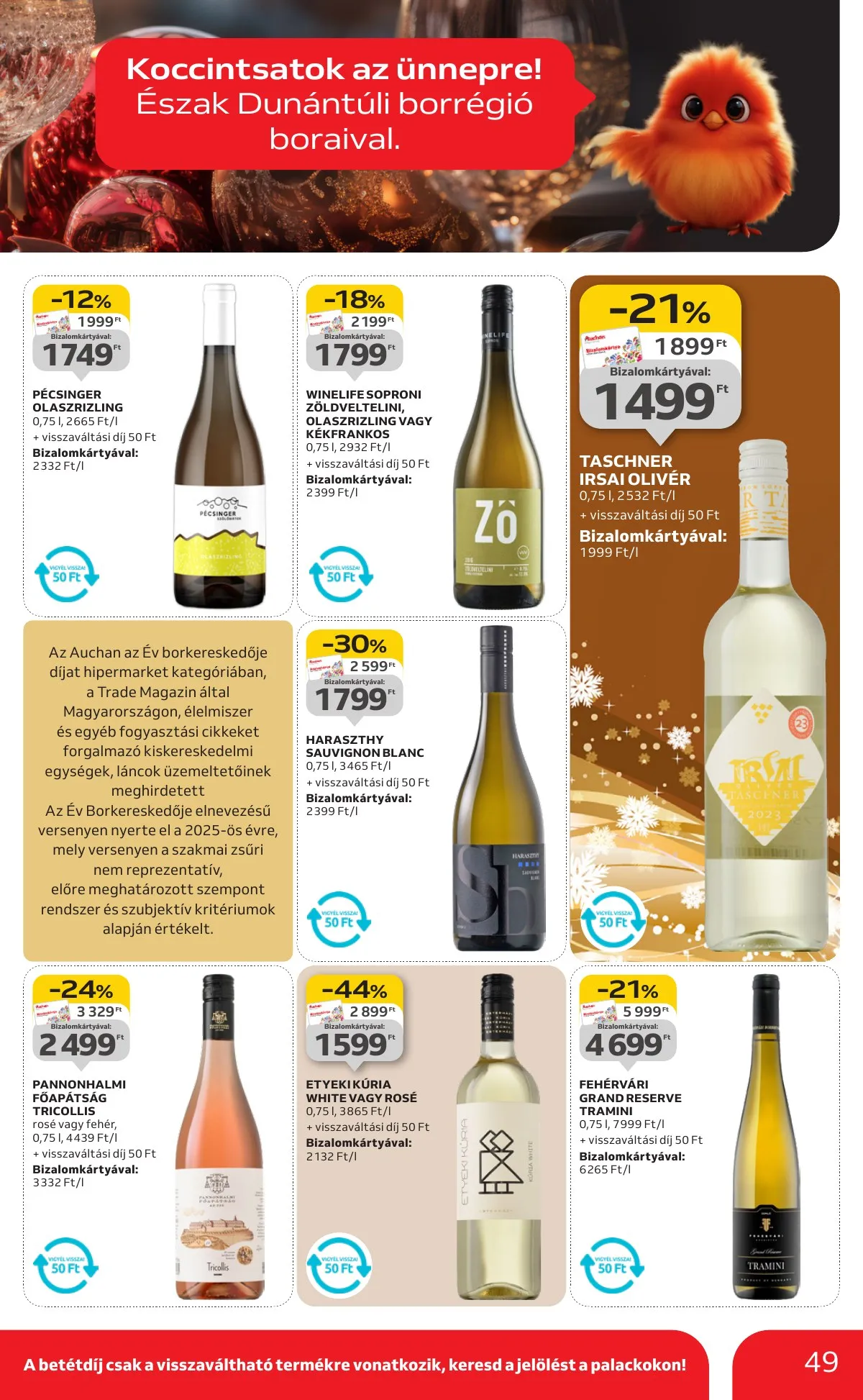 Auchan akciós újság Hipermarket 12.04–12.10 – 49. oldal