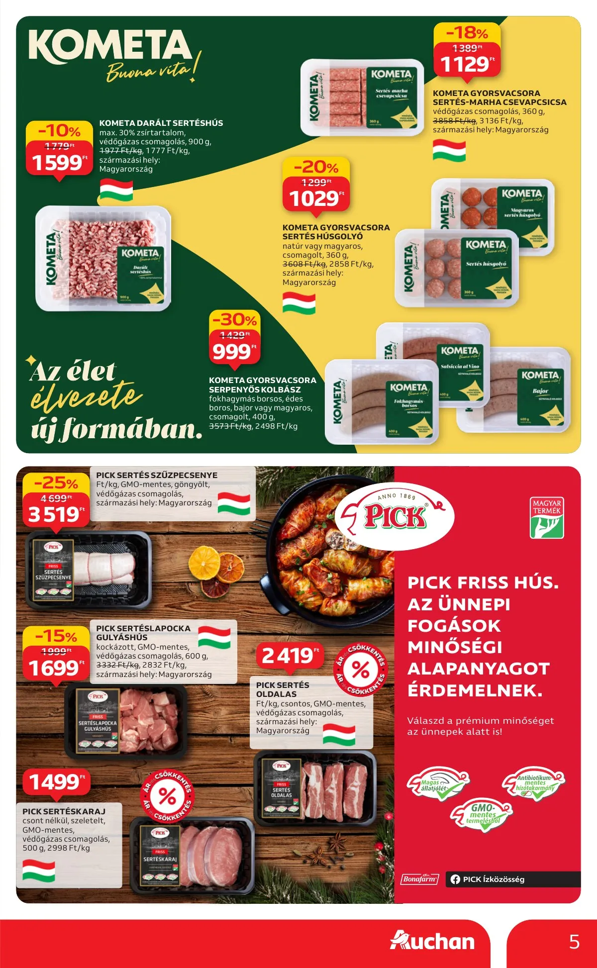 Auchan akciós újság Hipermarket 12.04–12.10 – 5. oldal