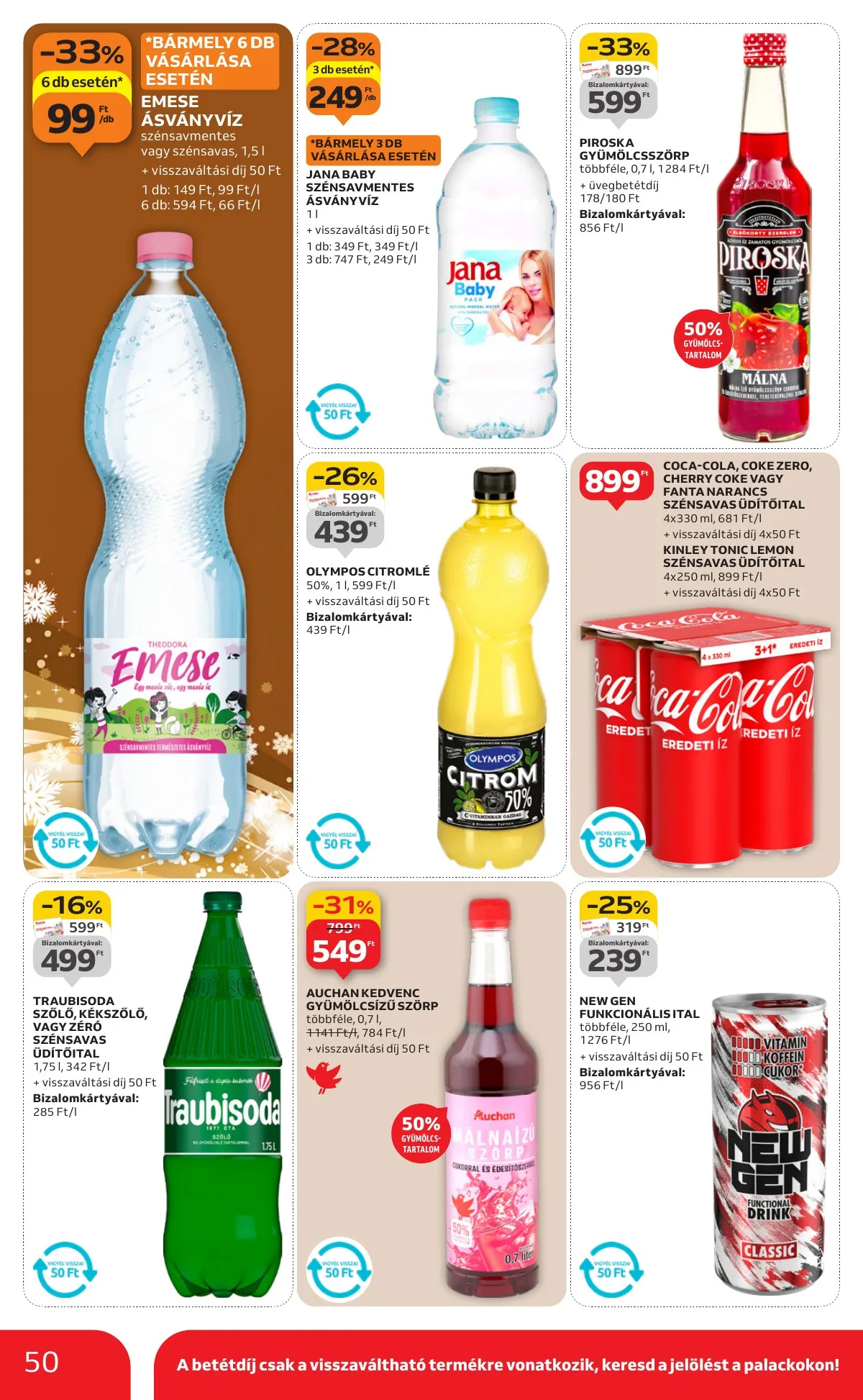 Auchan akciós újság Hipermarket 12.04–12.10 – 50. oldal