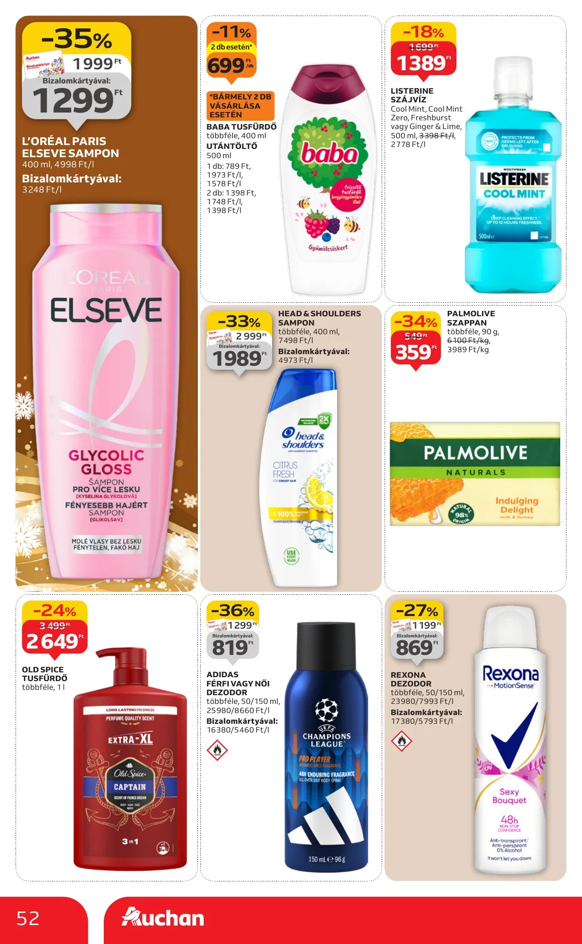 Auchan akciós újság Hipermarket 12.04–12.10 – 52. oldal