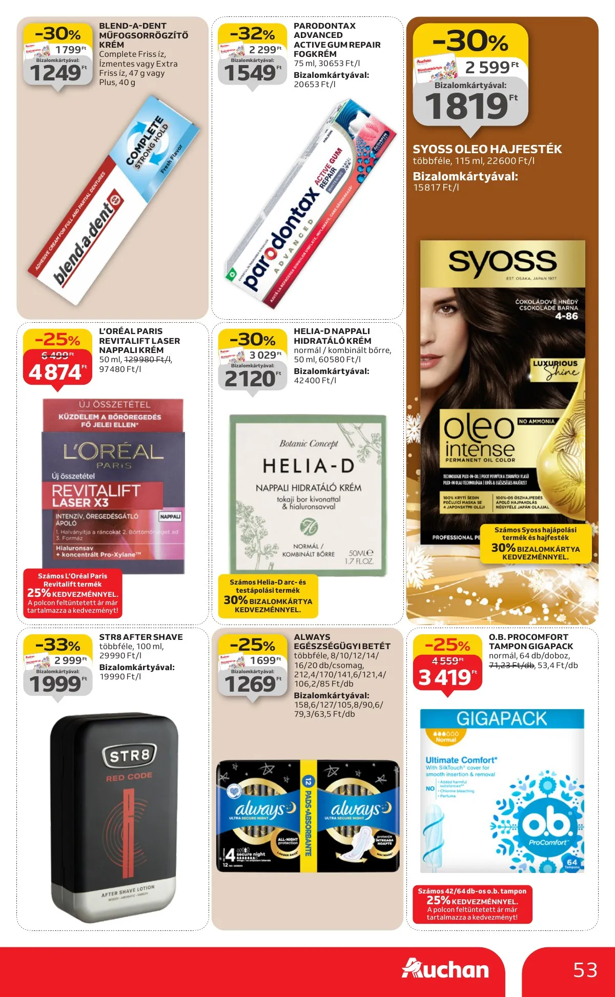 Auchan akciós újság Hipermarket 12.04–12.10 – 53. oldal