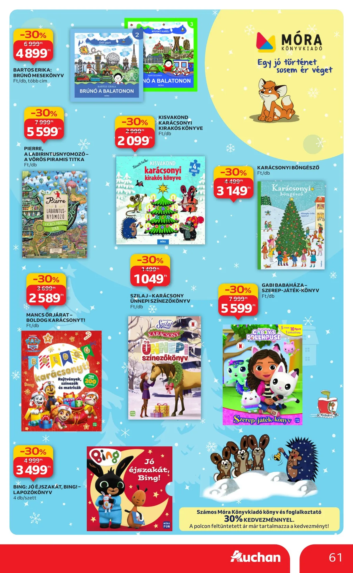 Auchan akciós újság Hipermarket 12.04–12.10 – 61. oldal