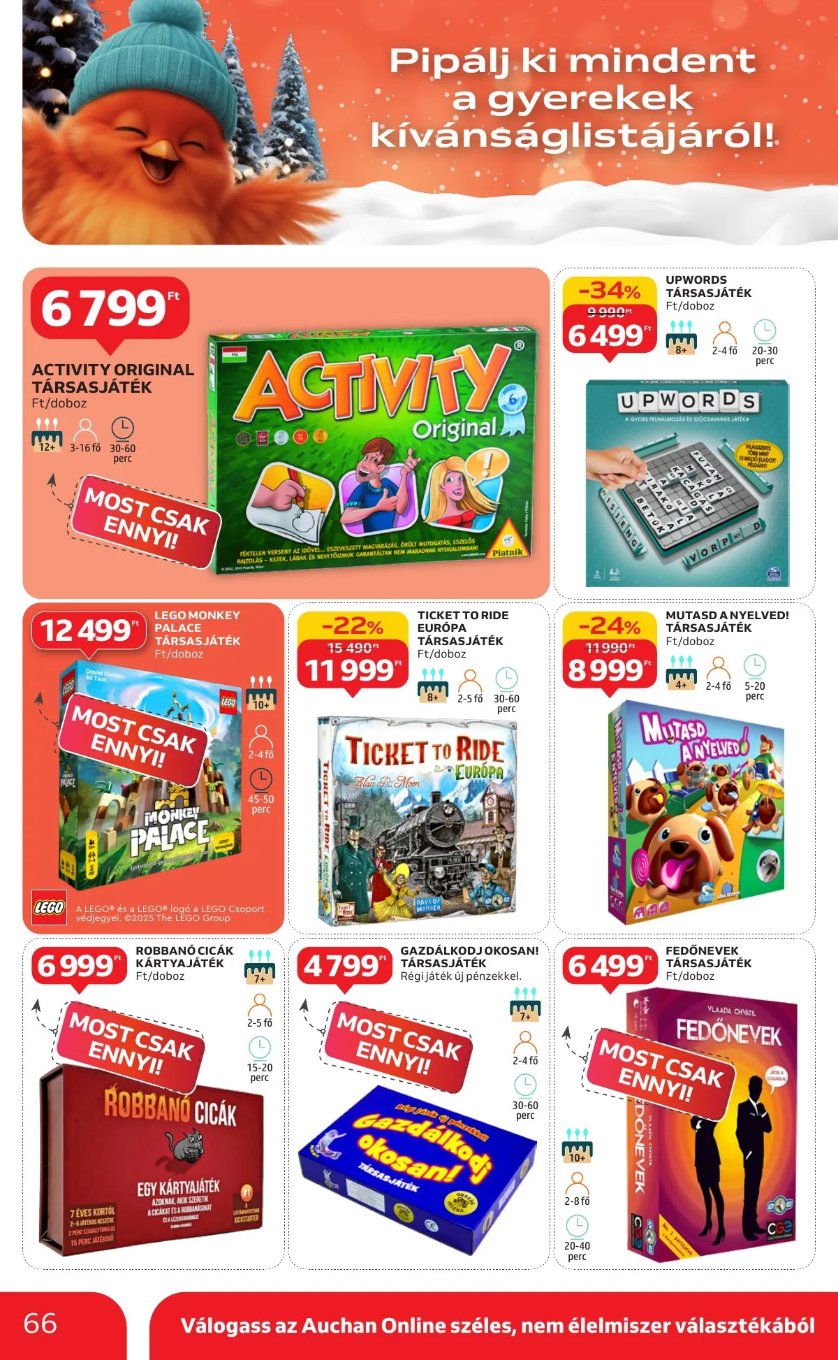 Auchan akciós újság Hipermarket 12.04–12.10 – 66. oldal
