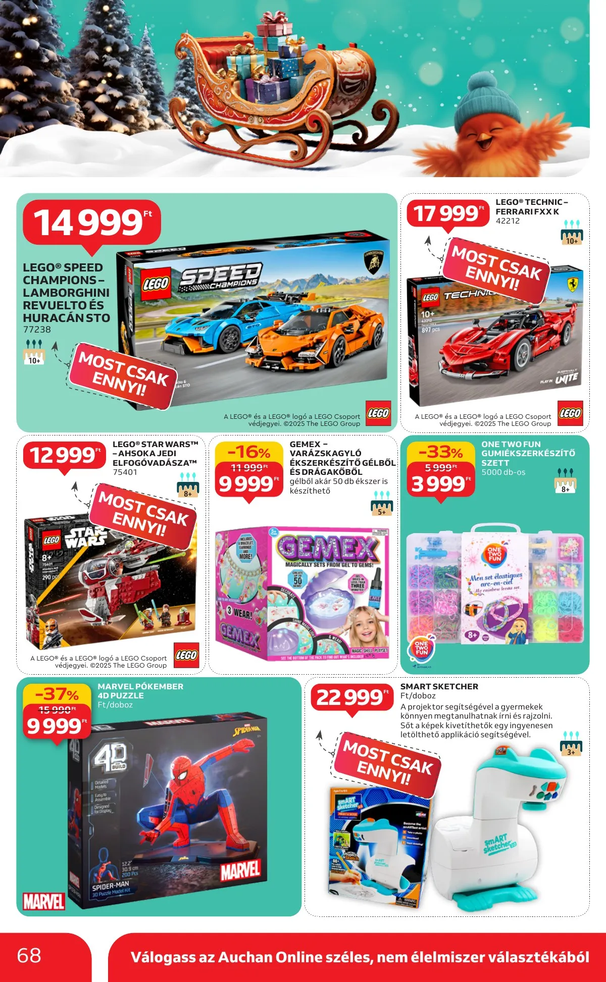 Auchan akciós újság Hipermarket 12.04–12.10 – 68. oldal