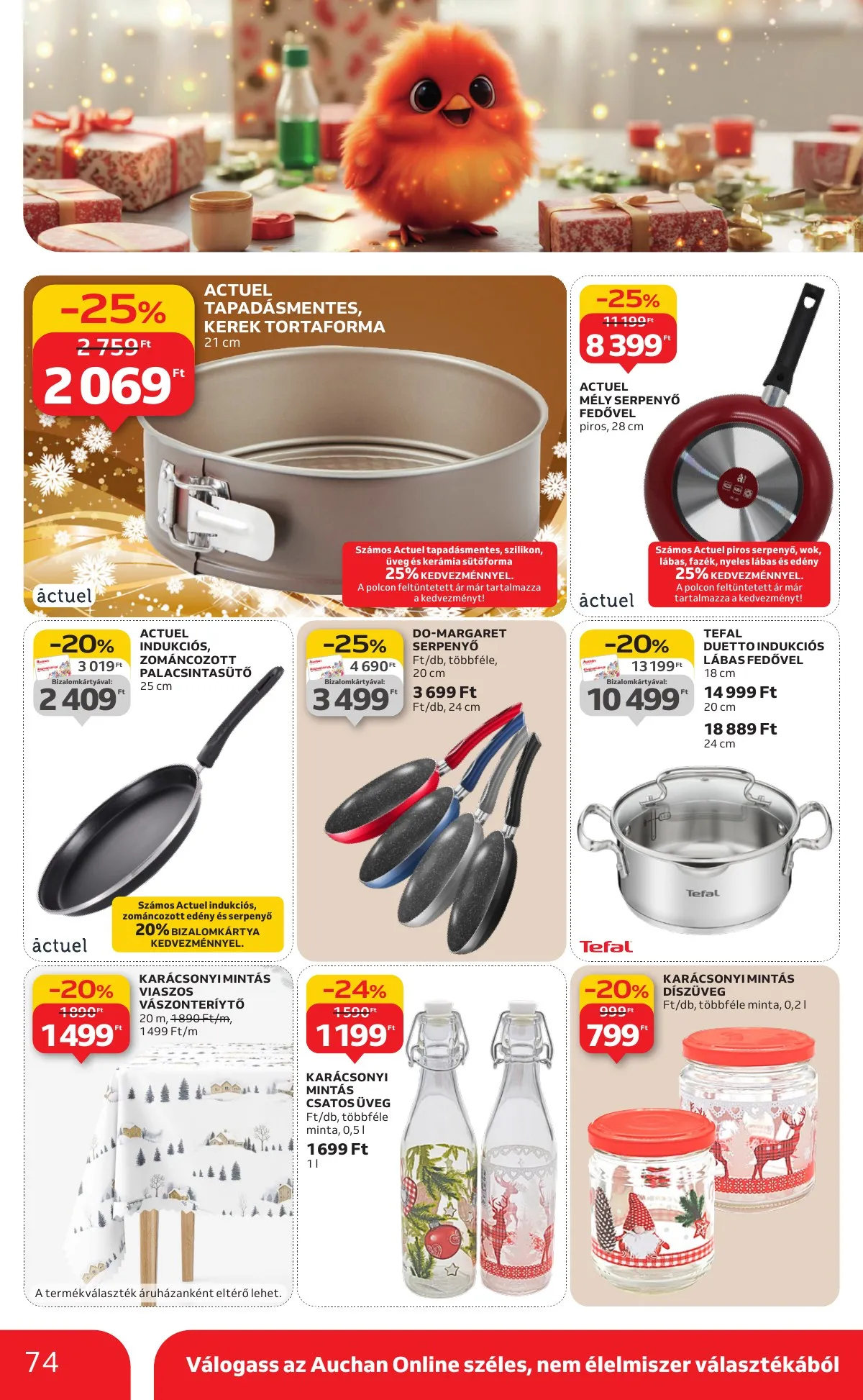 Auchan akciós újság Hipermarket 12.04–12.10 – 74. oldal