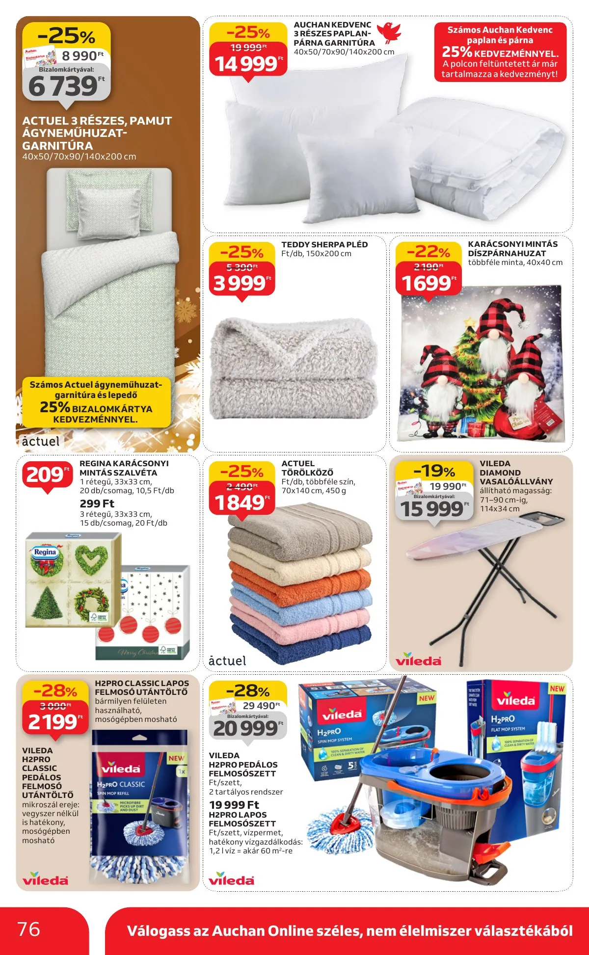 Auchan akciós újság Hipermarket 12.04–12.10 – 76. oldal