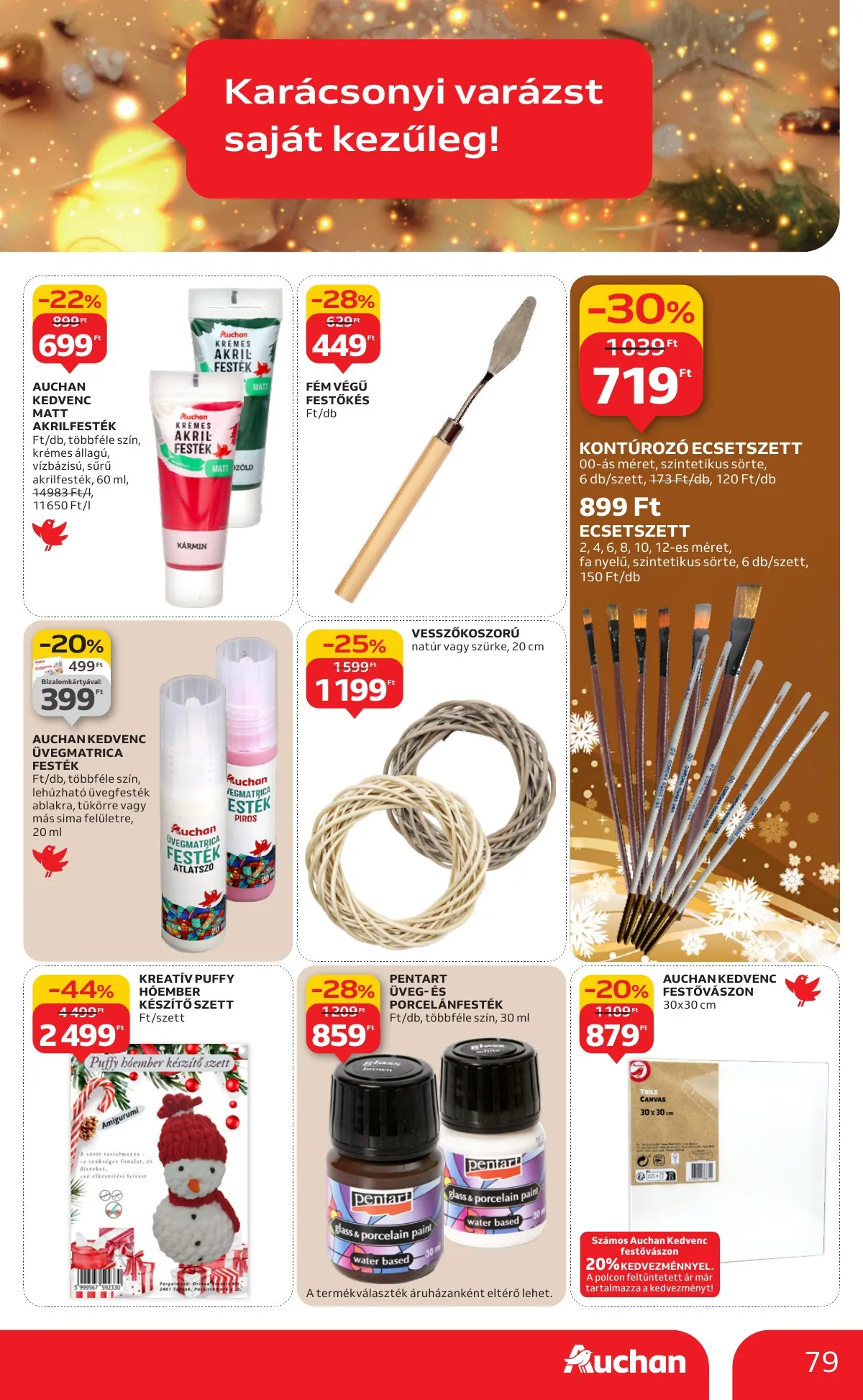 Auchan akciós újság Hipermarket 12.04–12.10 – 79. oldal