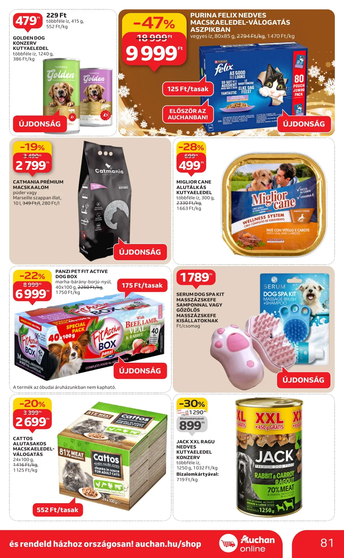 Auchan akciós újság Hipermarket 12.04–12.10 – 81. oldal