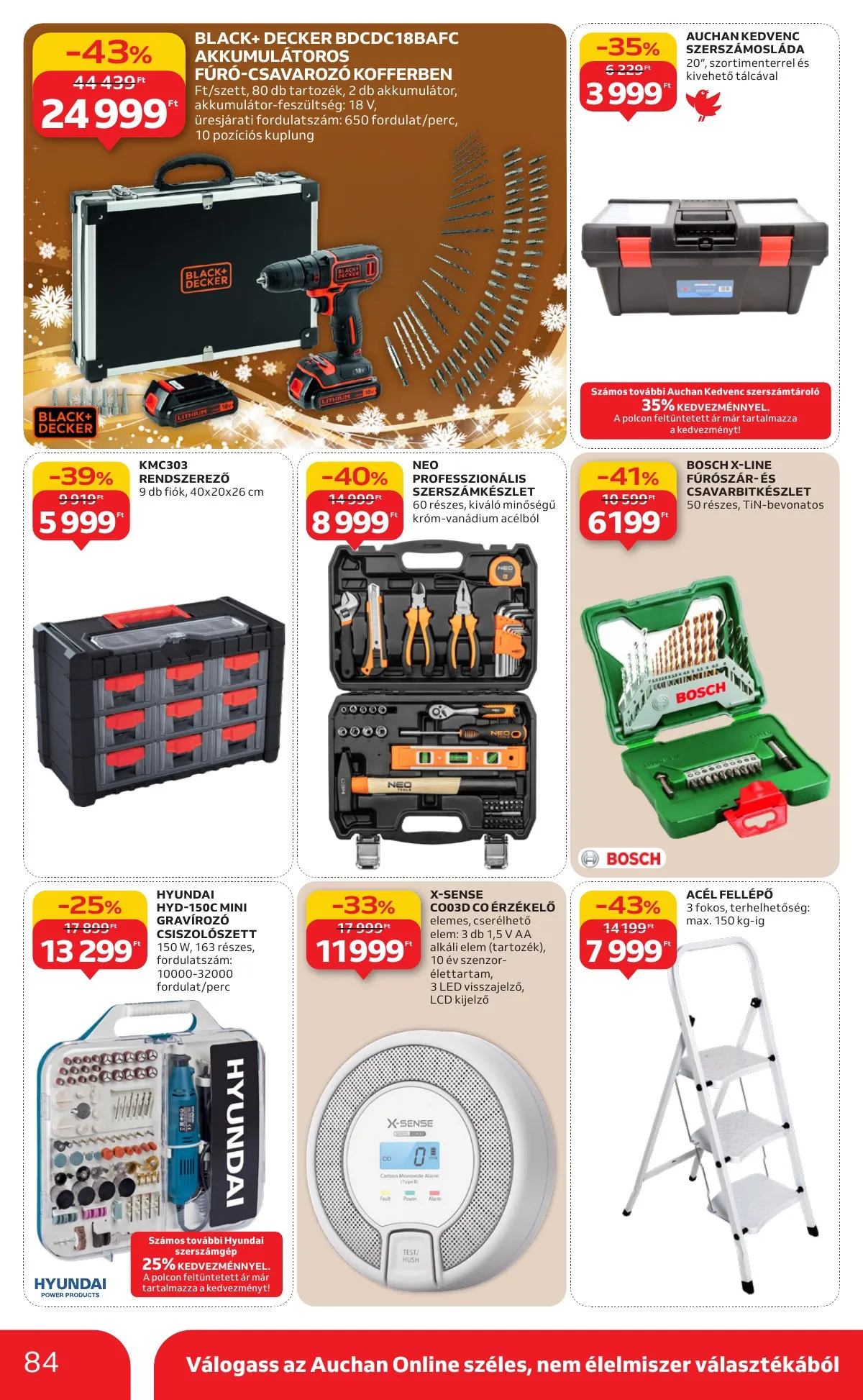 Auchan akciós újság Hipermarket 12.04–12.10 – 84. oldal