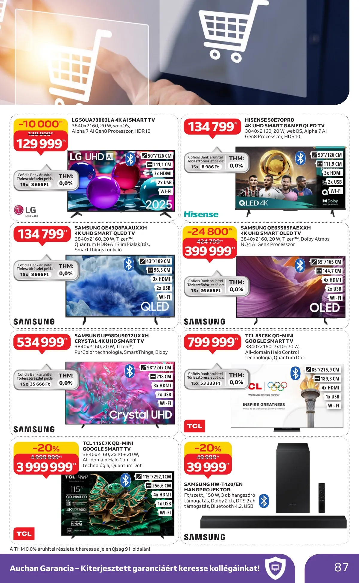 Auchan akciós újság Hipermarket 12.04–12.10 – 87. oldal