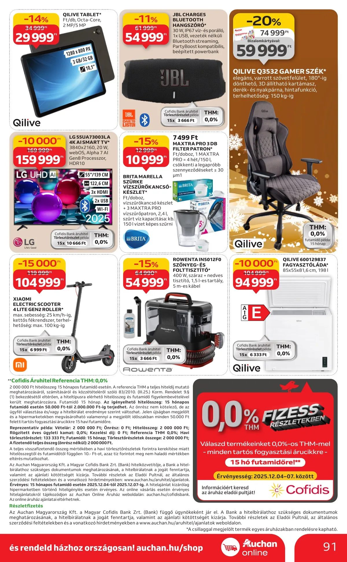 Auchan akciós újság Hipermarket 12.04–12.10 – 91. oldal