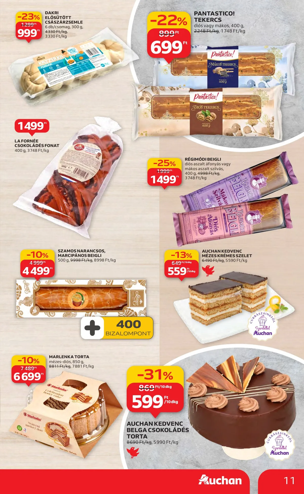 Auchan akciós újság Hipermarket 12.11–12.17 – 11. oldal