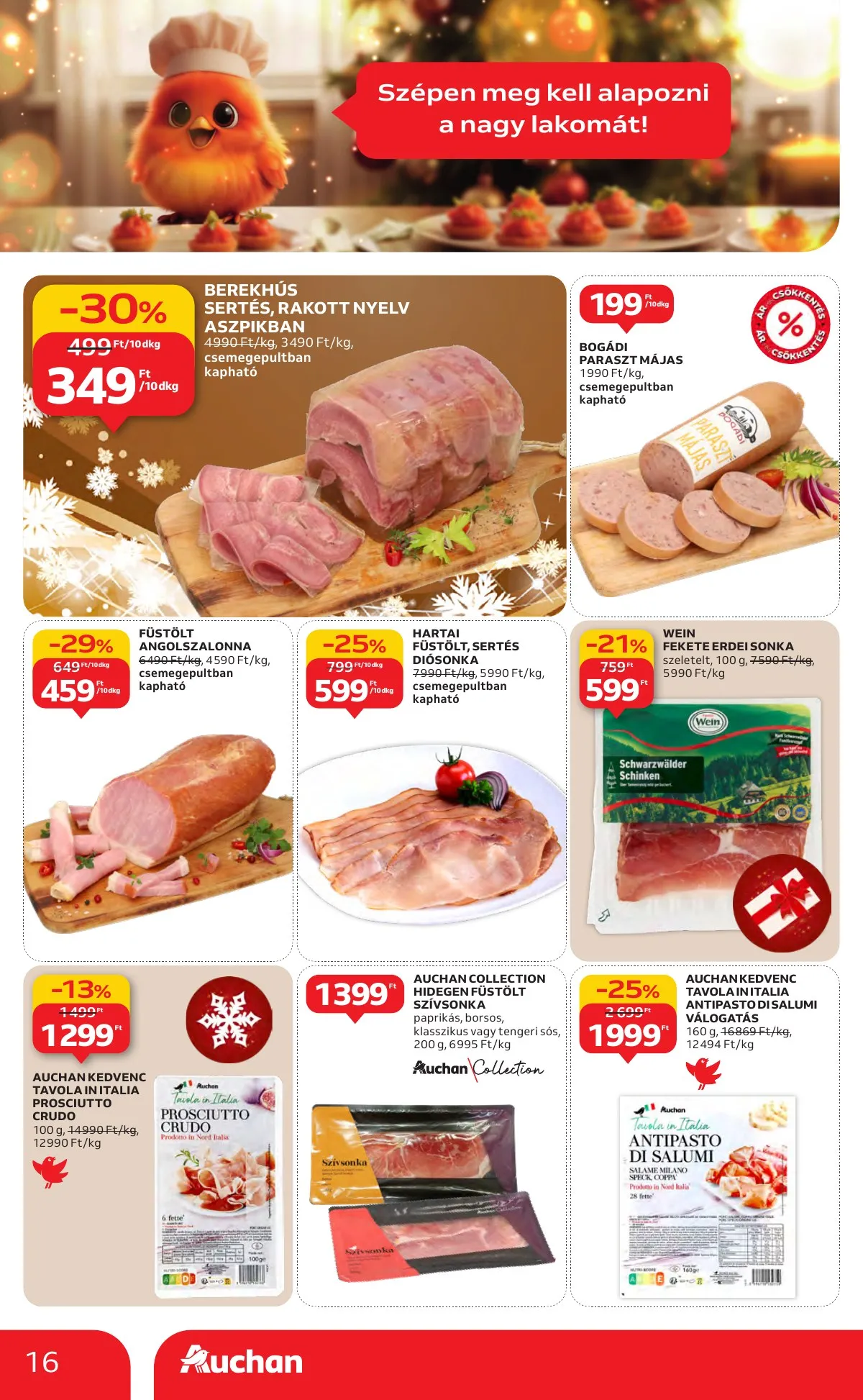 Auchan akciós újság Hipermarket 12.11–12.17 – 16. oldal
