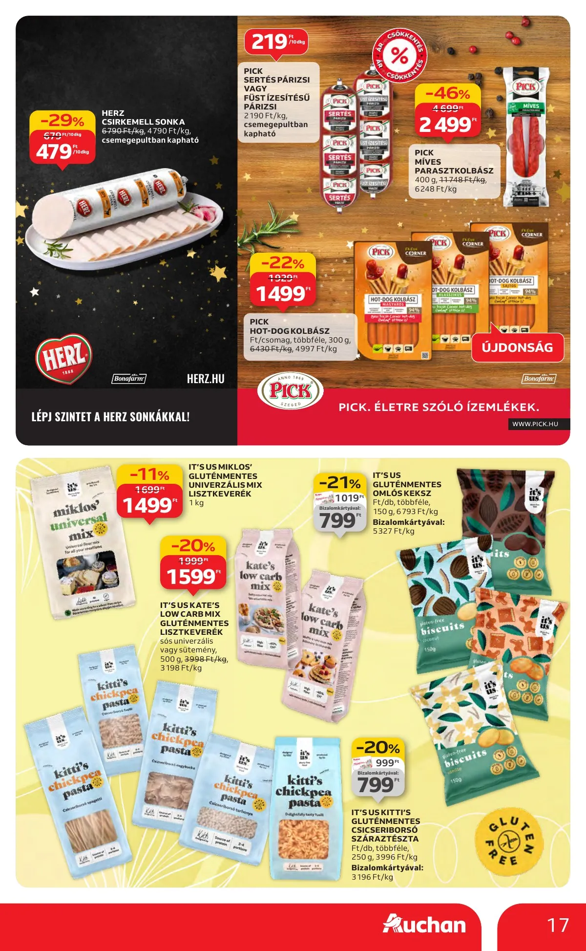 Auchan akciós újság Hipermarket 12.11–12.17 – 17. oldal