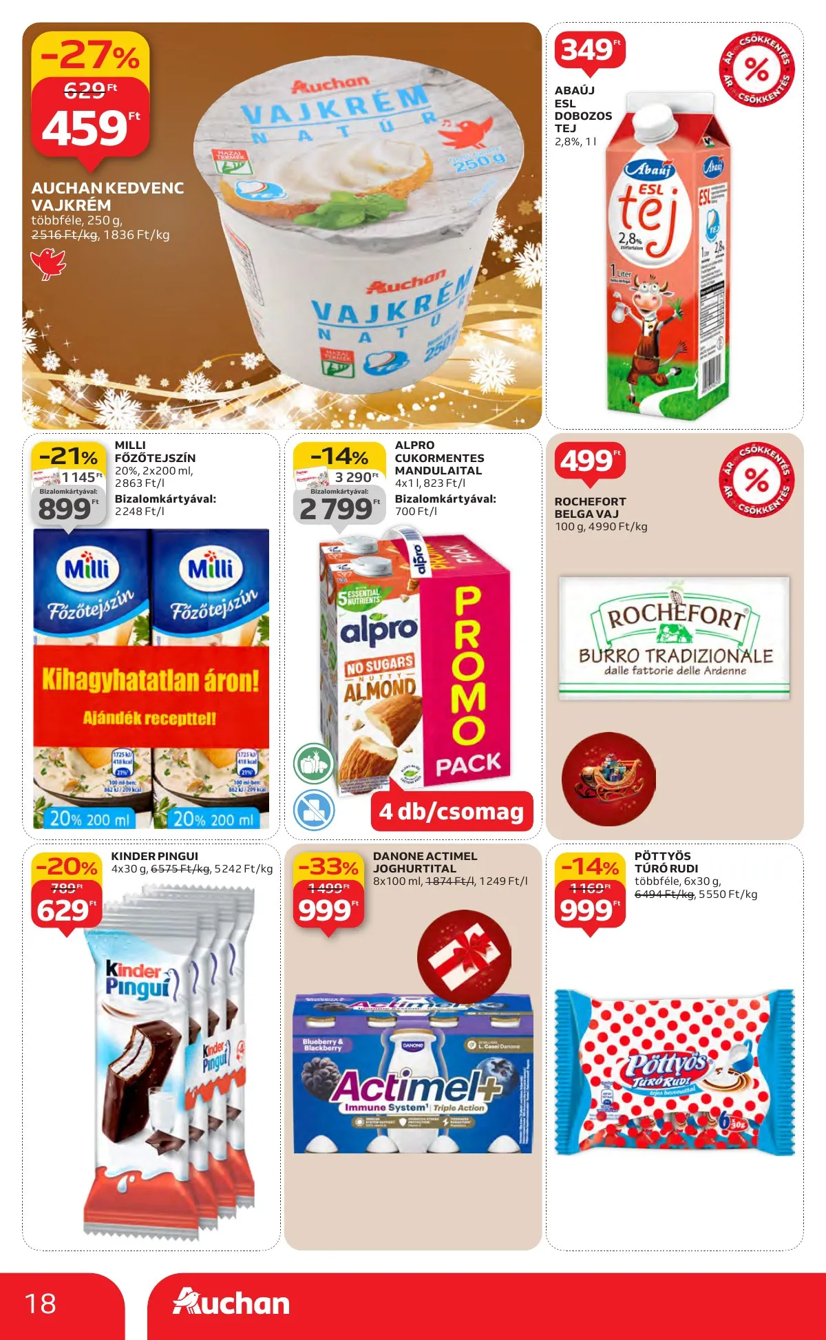 Auchan akciós újság Hipermarket 12.11–12.17 – 18. oldal