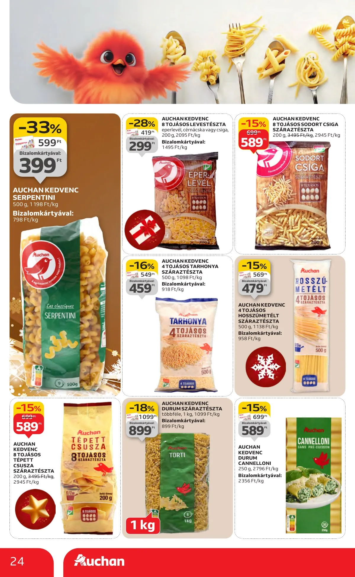 Auchan akciós újság Hipermarket 12.11–12.17 – 24. oldal