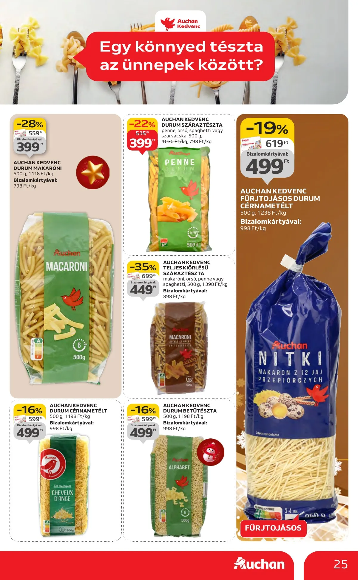 Auchan akciós újság Hipermarket 12.11–12.17 – 25. oldal