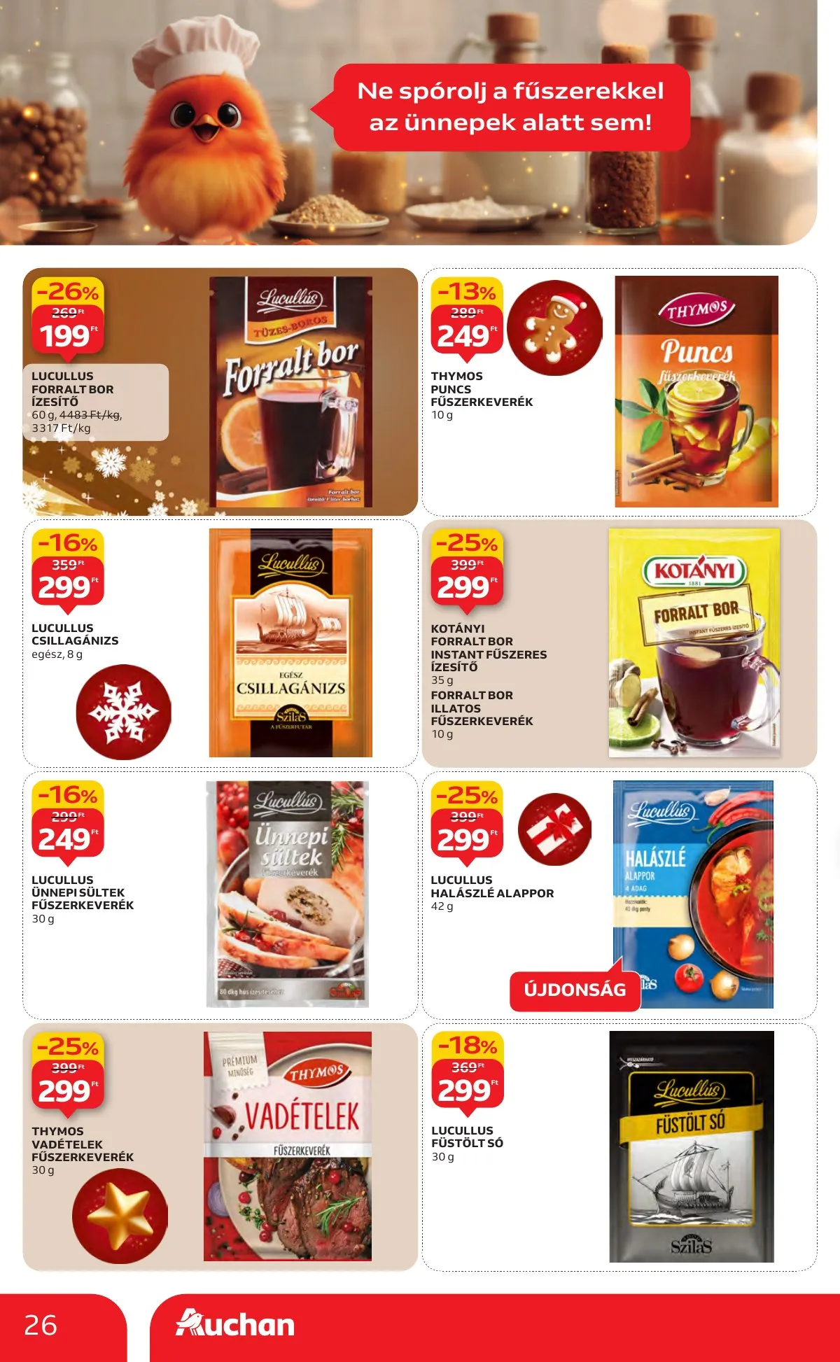 Auchan akciós újság Hipermarket 12.11–12.17 – 26. oldal