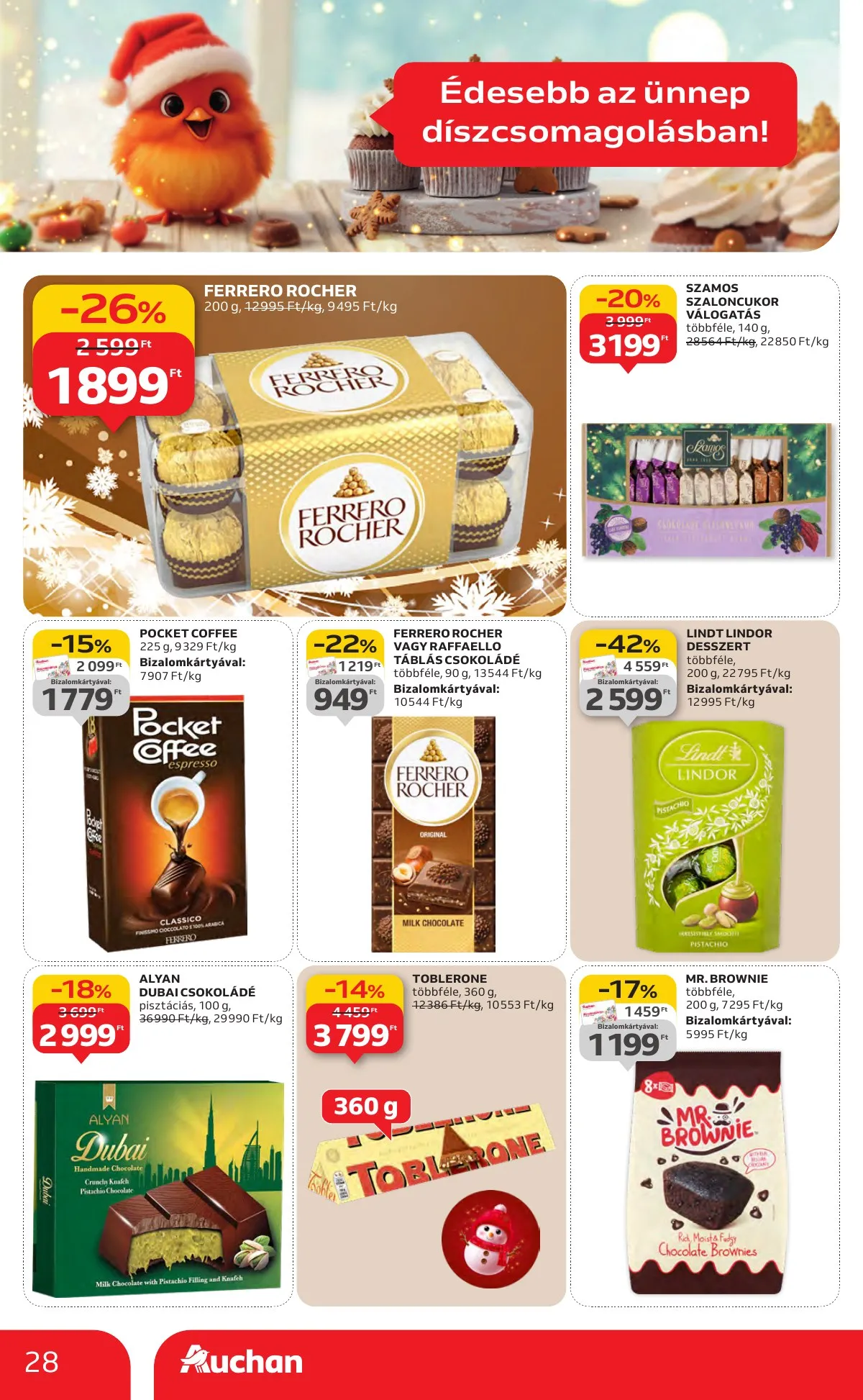 Auchan akciós újság Hipermarket 12.11–12.17 – 28. oldal