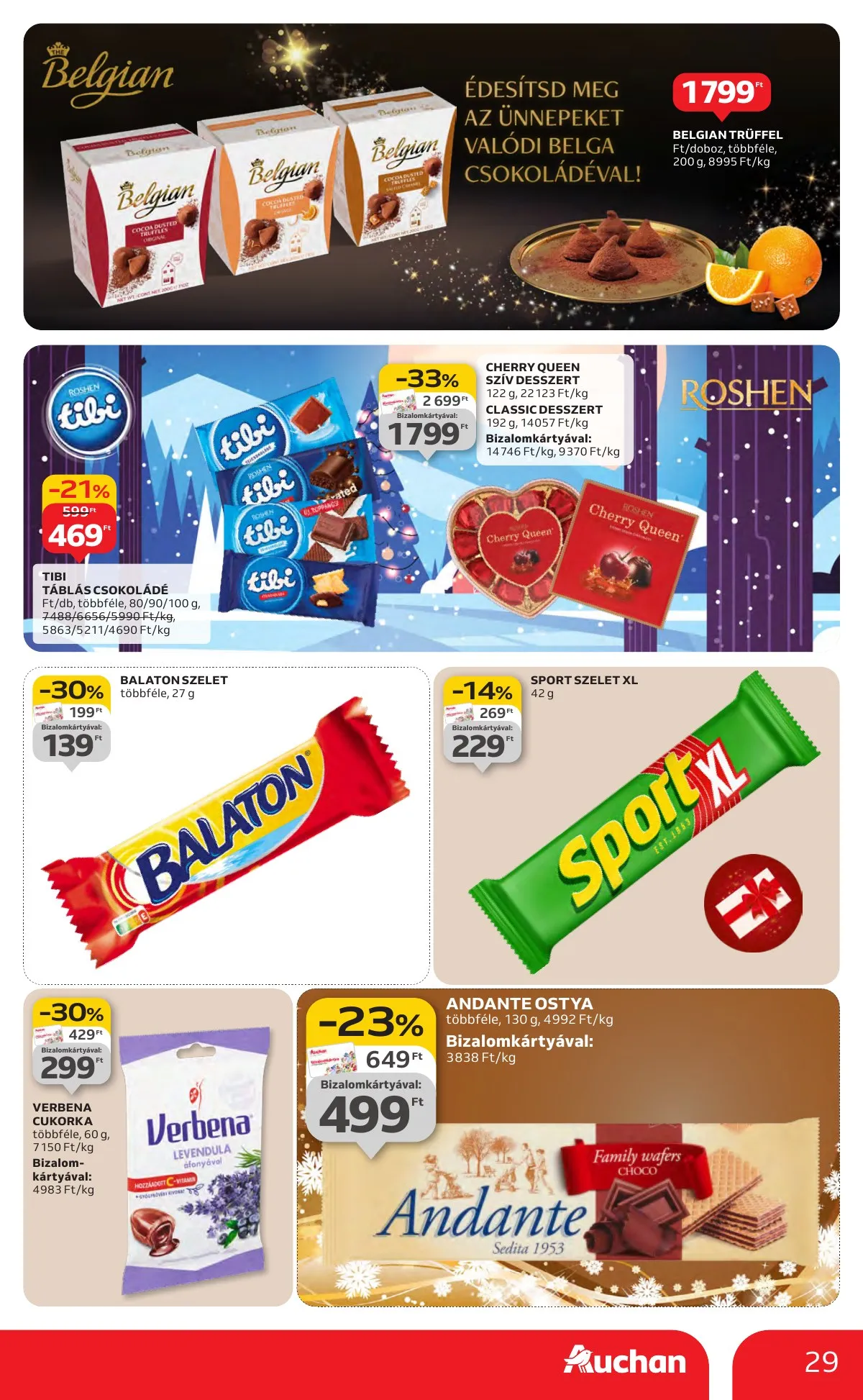 Auchan akciós újság Hipermarket 12.11–12.17 – 29. oldal