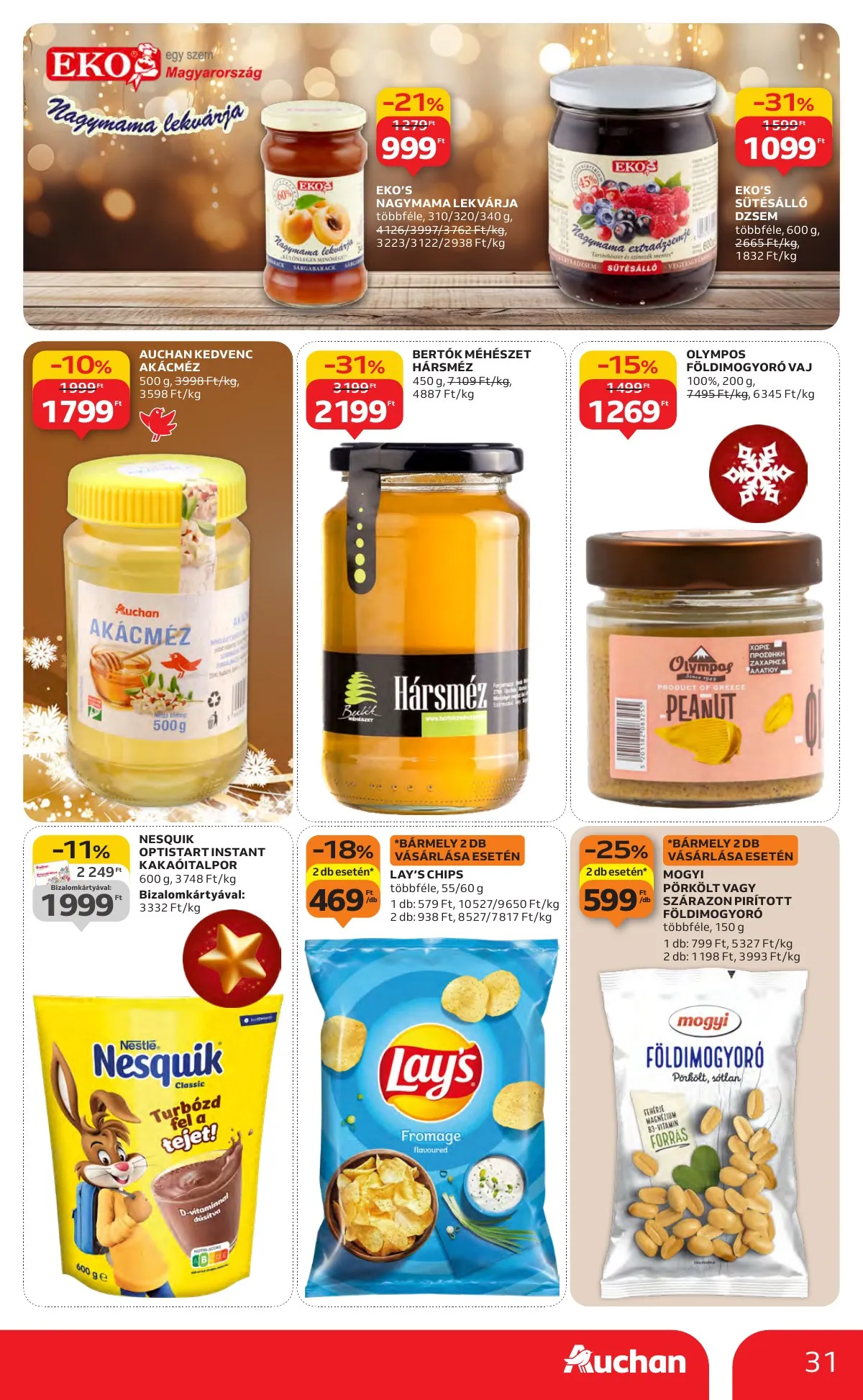 Auchan akciós újság Hipermarket 12.11–12.17 – 31. oldal