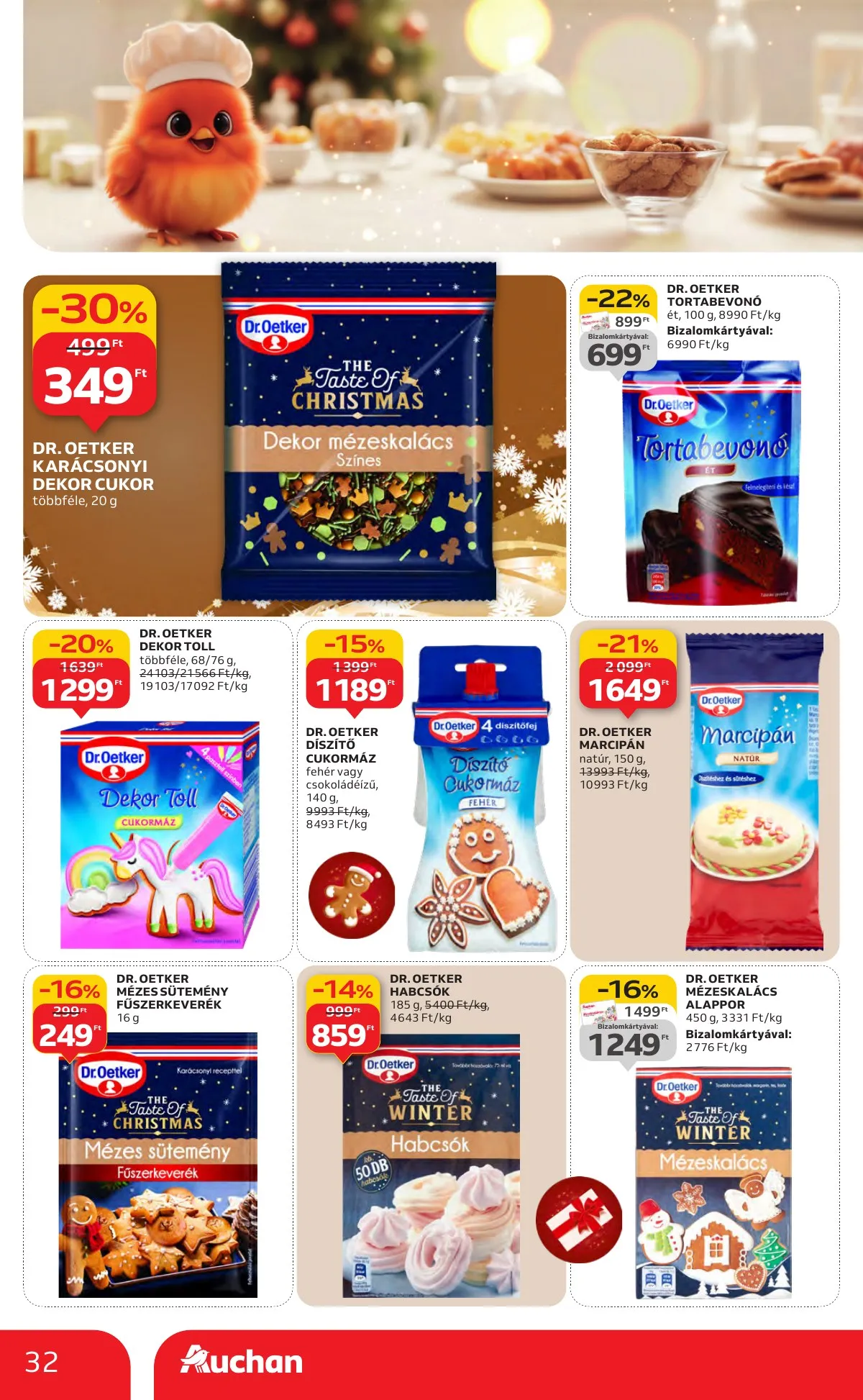 Auchan akciós újság Hipermarket 12.11–12.17 – 32. oldal