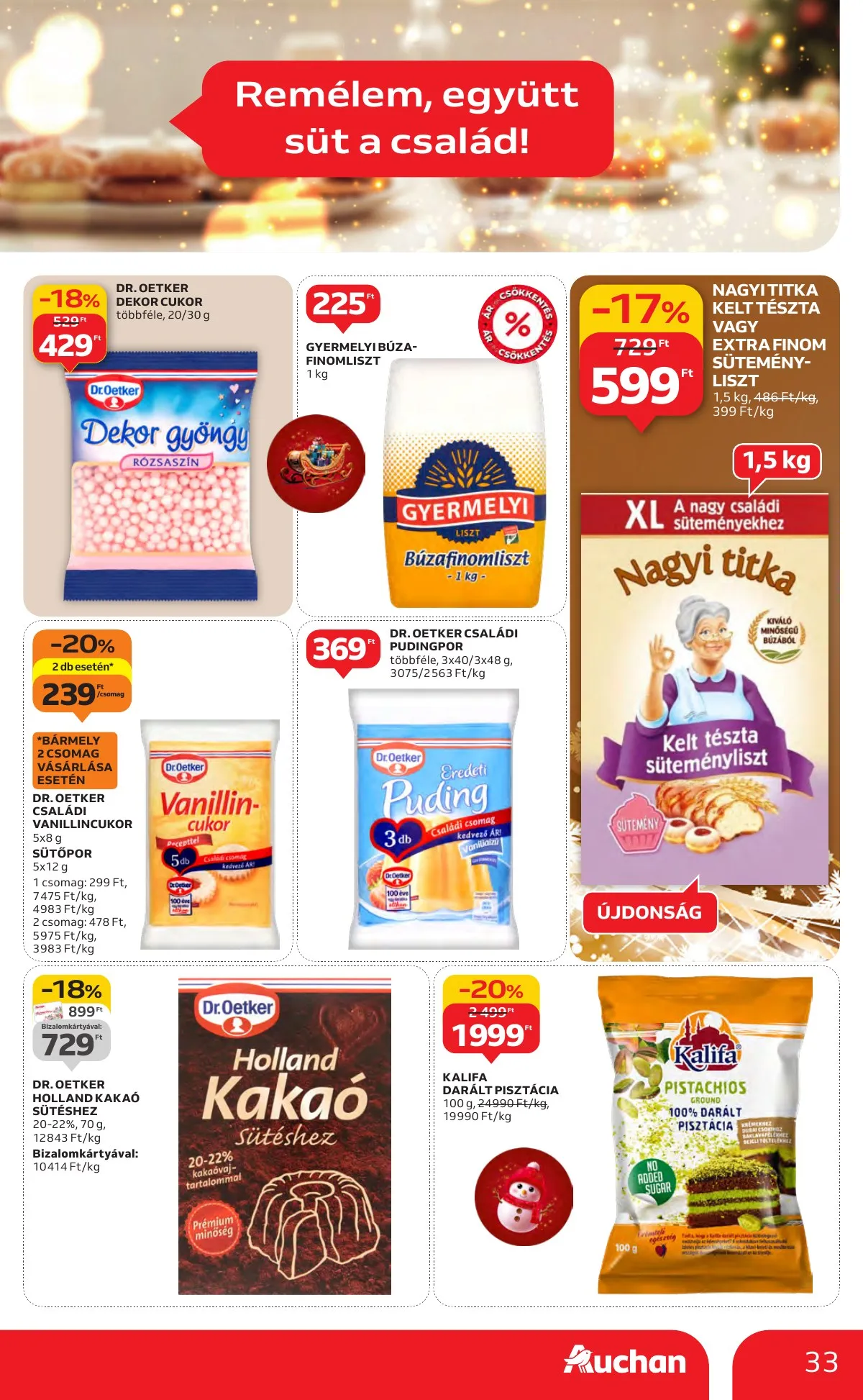 Auchan akciós újság Hipermarket 12.11–12.17 – 33. oldal