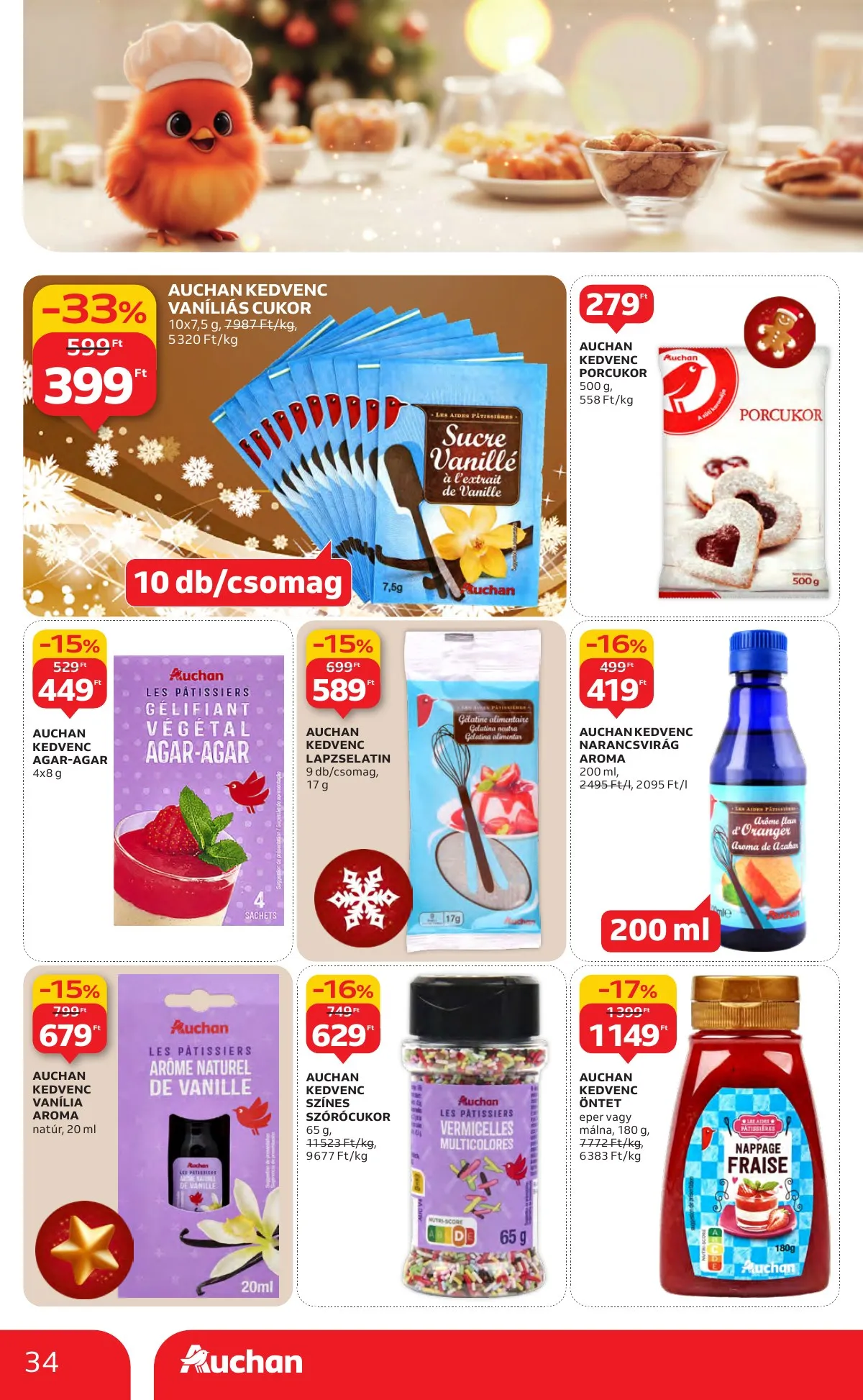 Auchan akciós újság Hipermarket 12.11–12.17 – 34. oldal