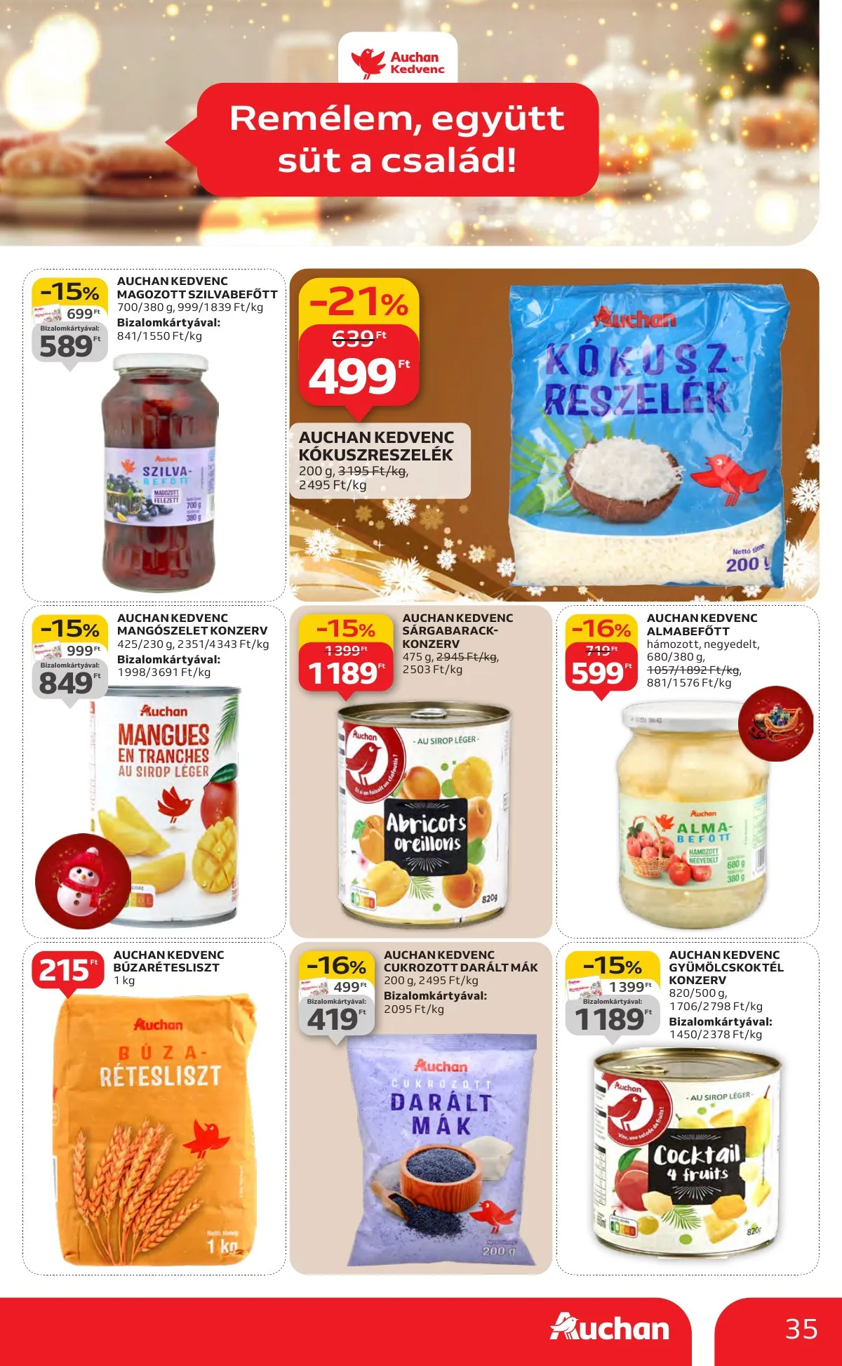 Auchan akciós újság Hipermarket 12.11–12.17 – 35. oldal