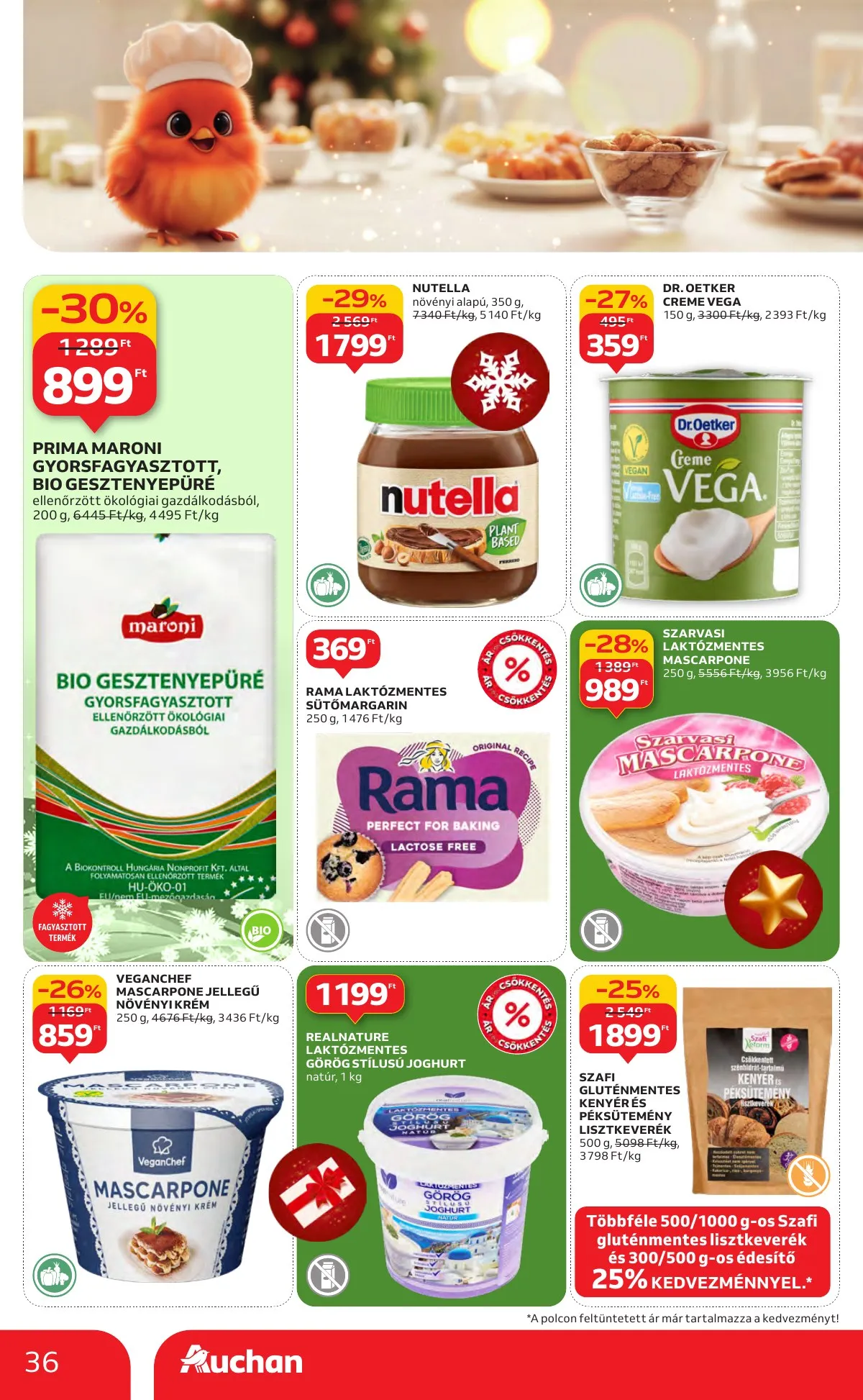 Auchan akciós újság Hipermarket 12.11–12.17 – 36. oldal