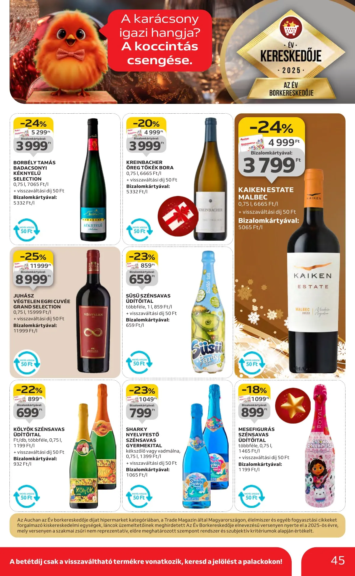 Auchan akciós újság Hipermarket 12.11–12.17 – 45. oldal