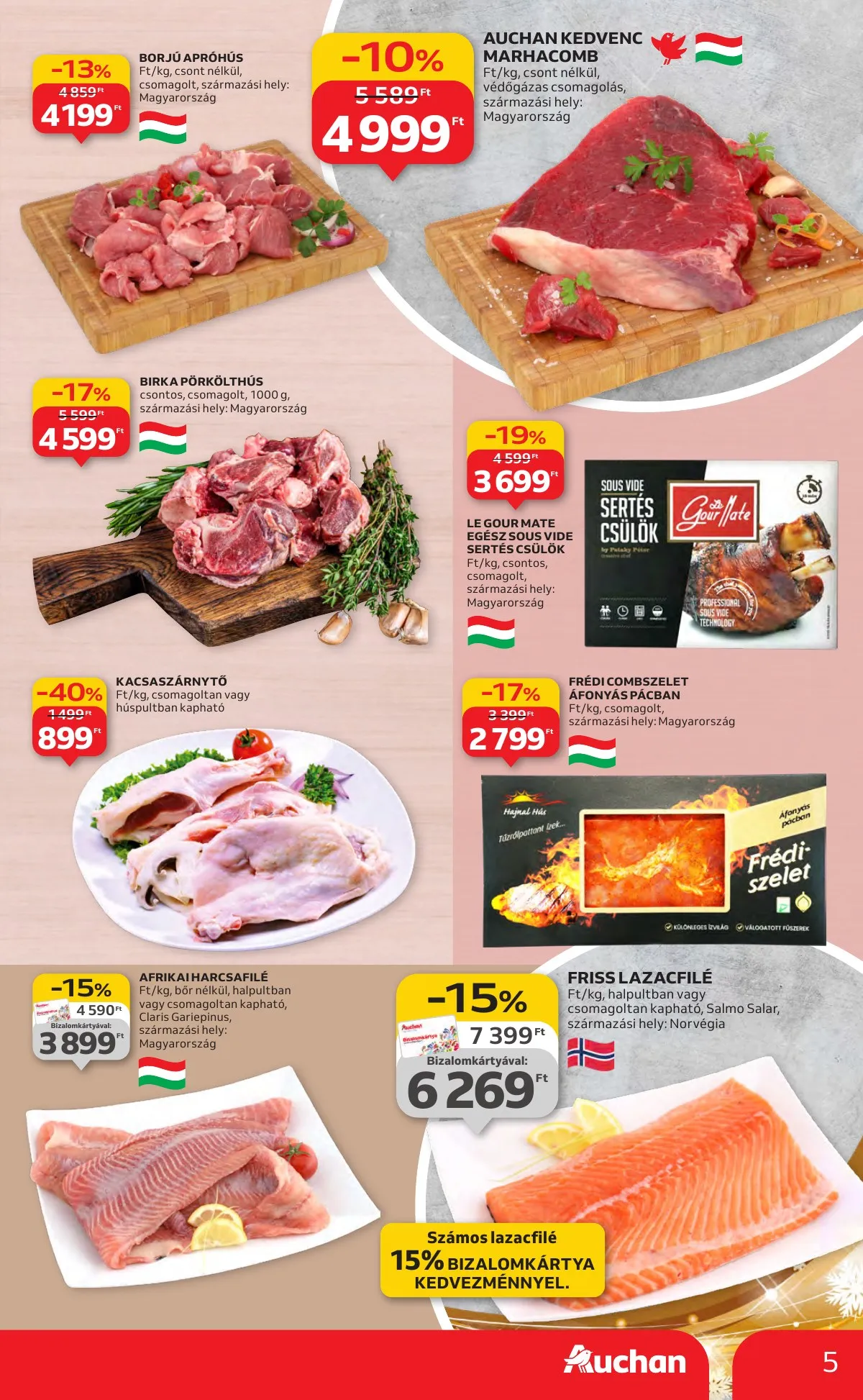 Auchan akciós újság Hipermarket 12.11–12.17 – 5. oldal