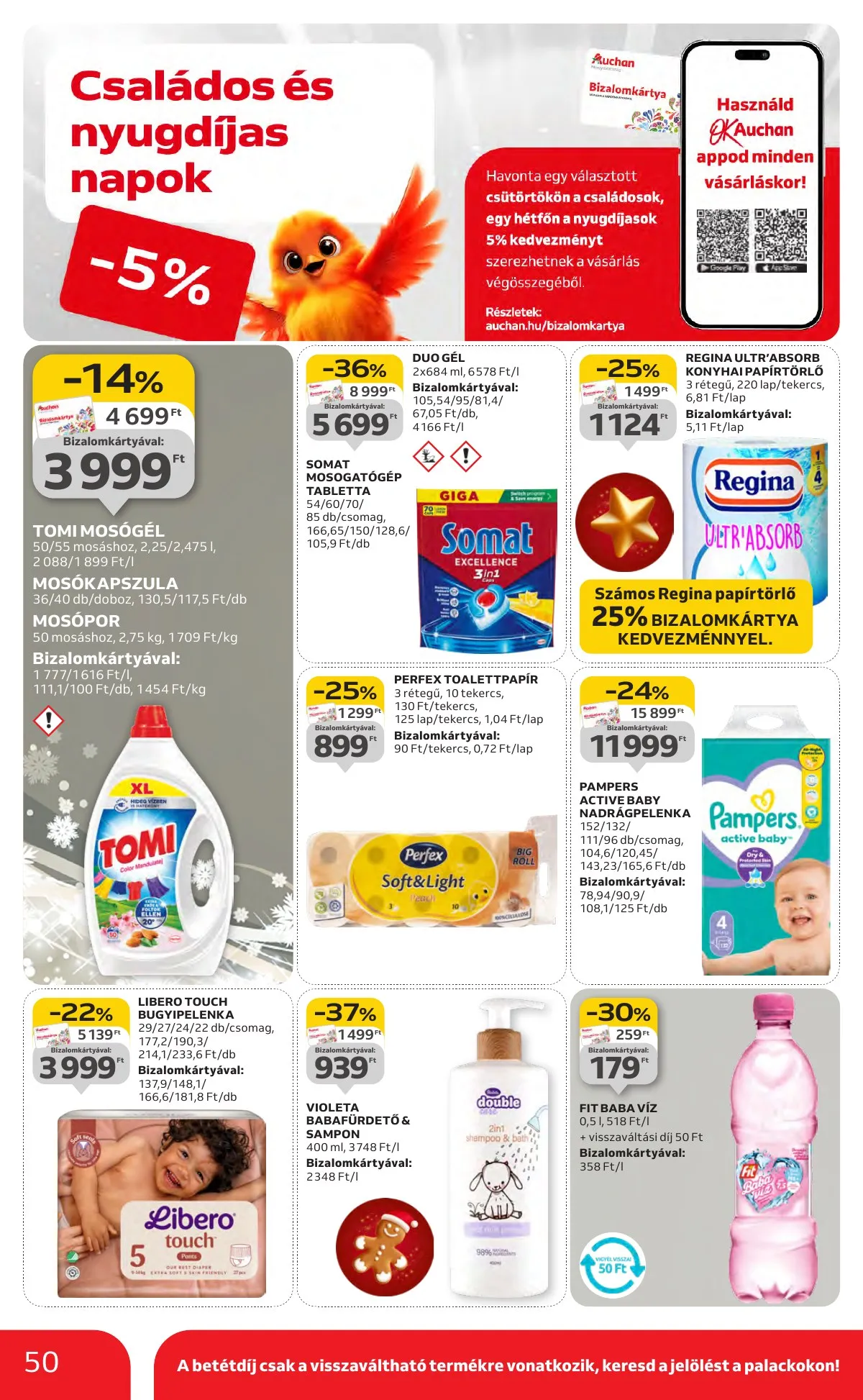 Auchan akciós újság Hipermarket 12.11–12.17 – 50. oldal