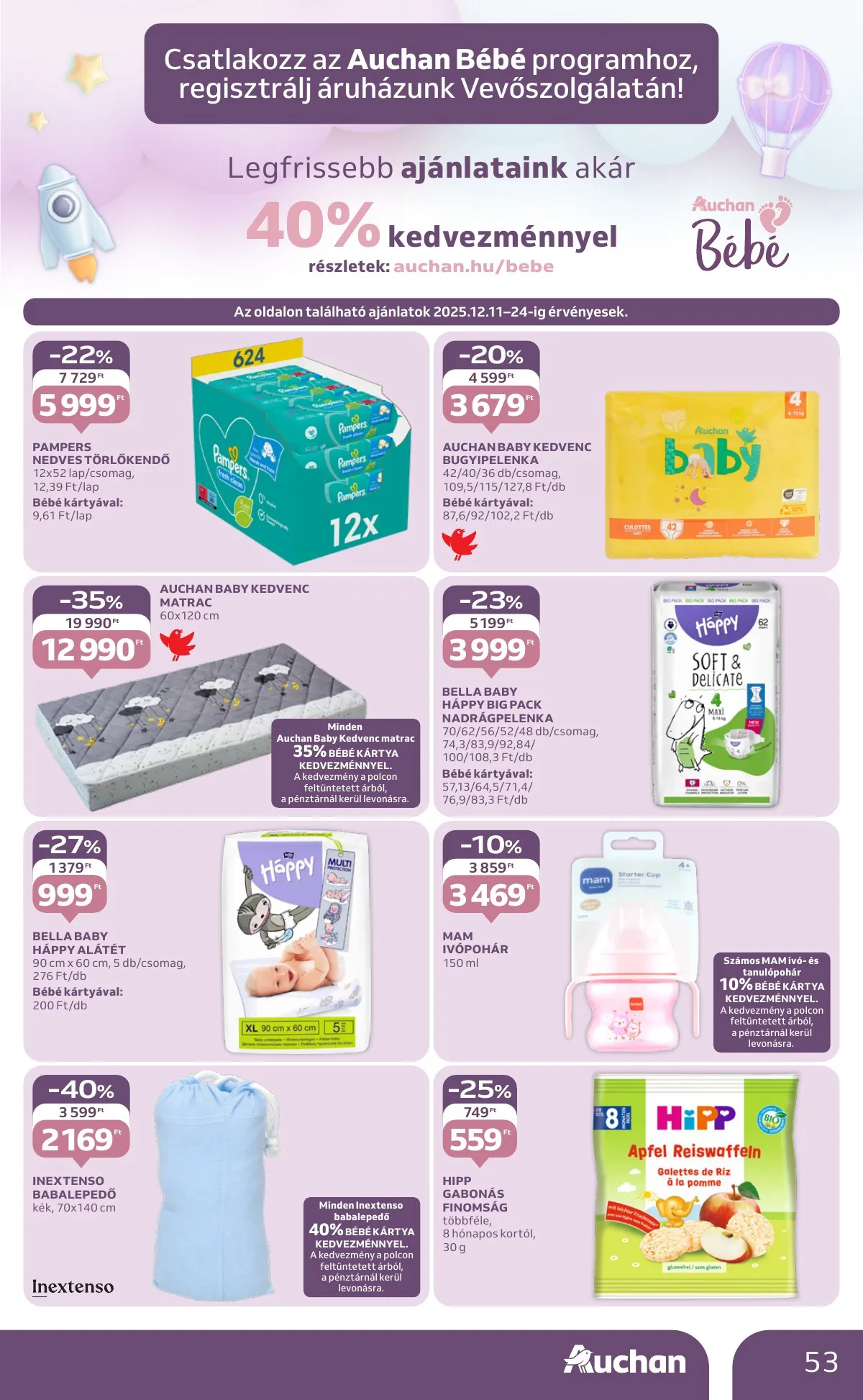 Auchan akciós újság Hipermarket 12.11–12.17 – 53. oldal