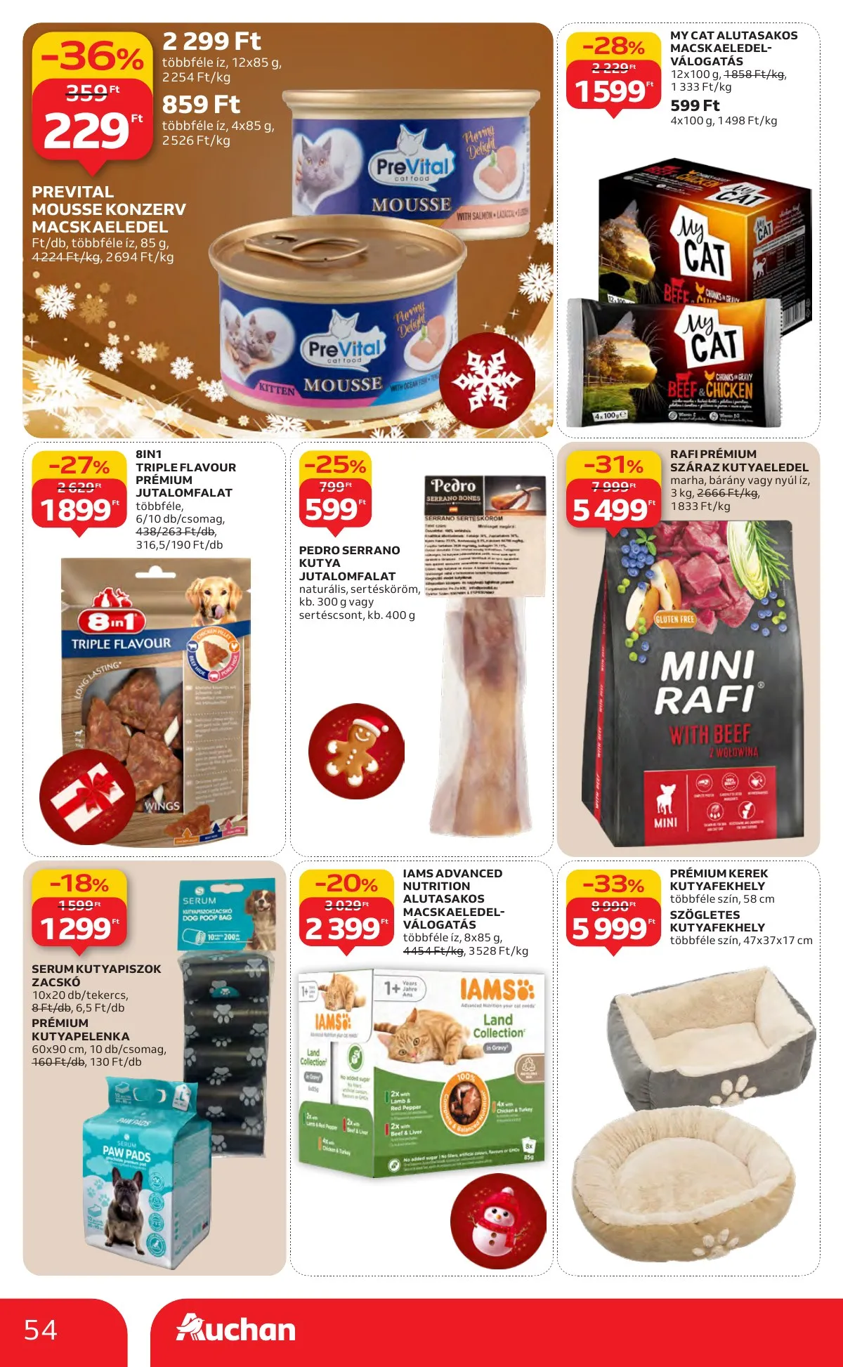 Auchan akciós újság Hipermarket 12.11–12.17 – 54. oldal
