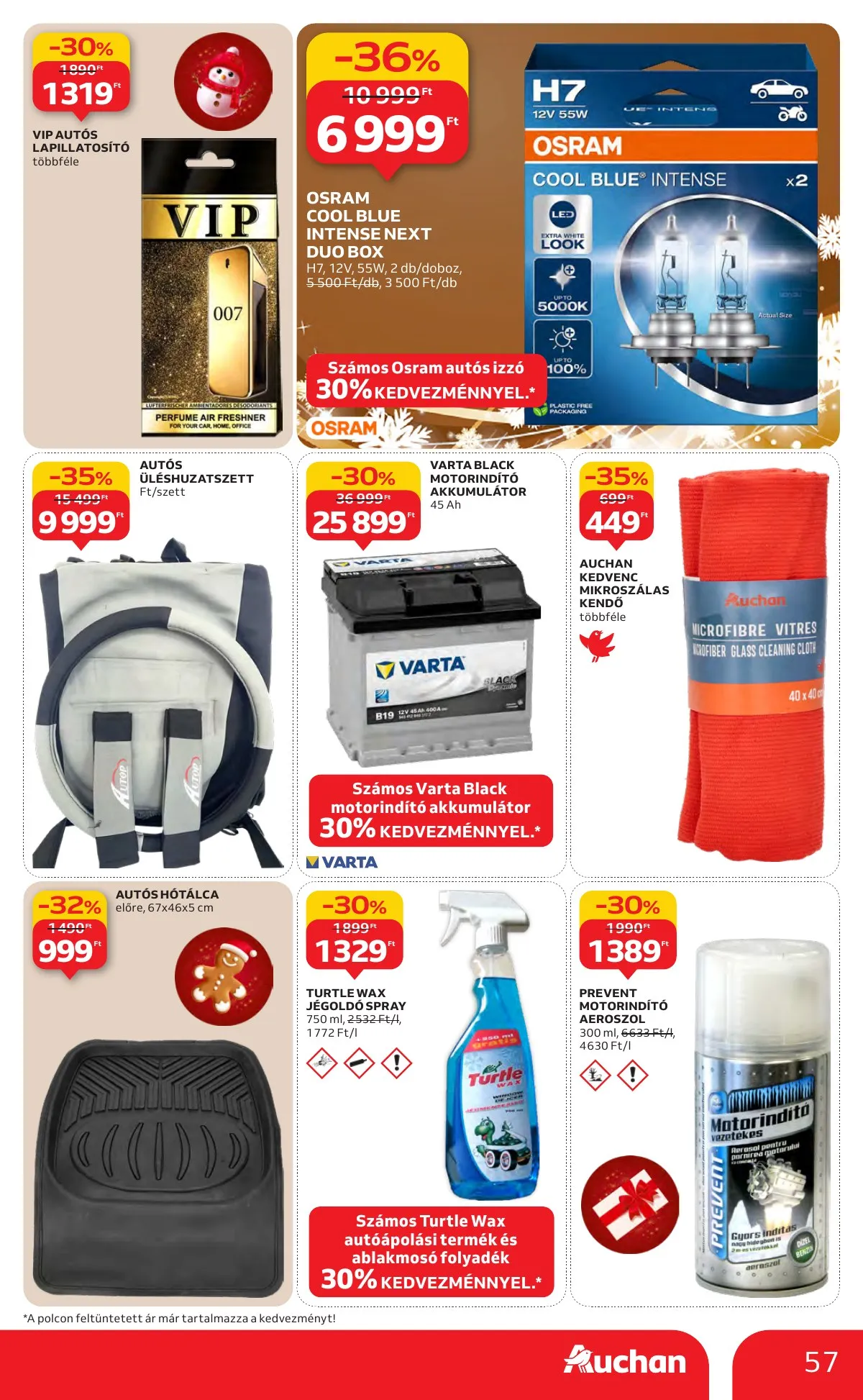 Auchan akciós újság Hipermarket 12.11–12.17 – 57. oldal