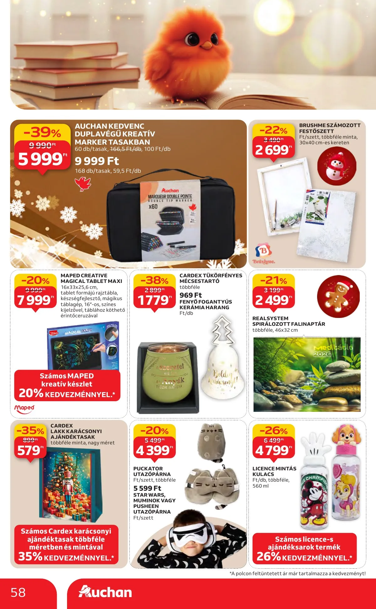 Auchan akciós újság Hipermarket 12.11–12.17 – 58. oldal